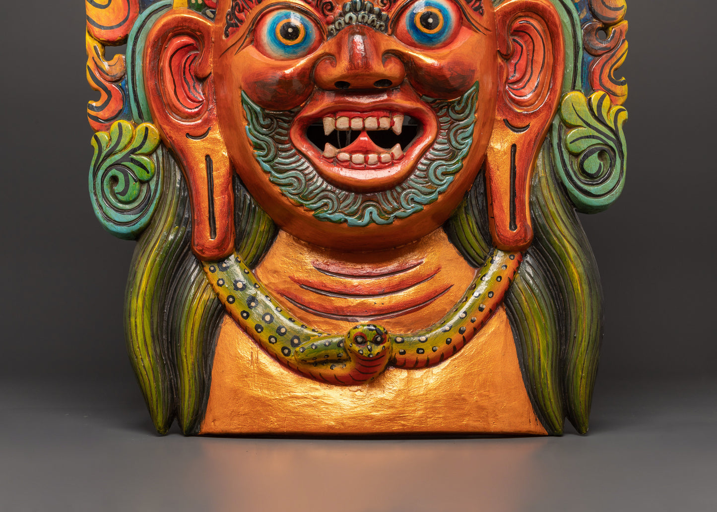 Bhairav Mask for Decor | Power and Protection