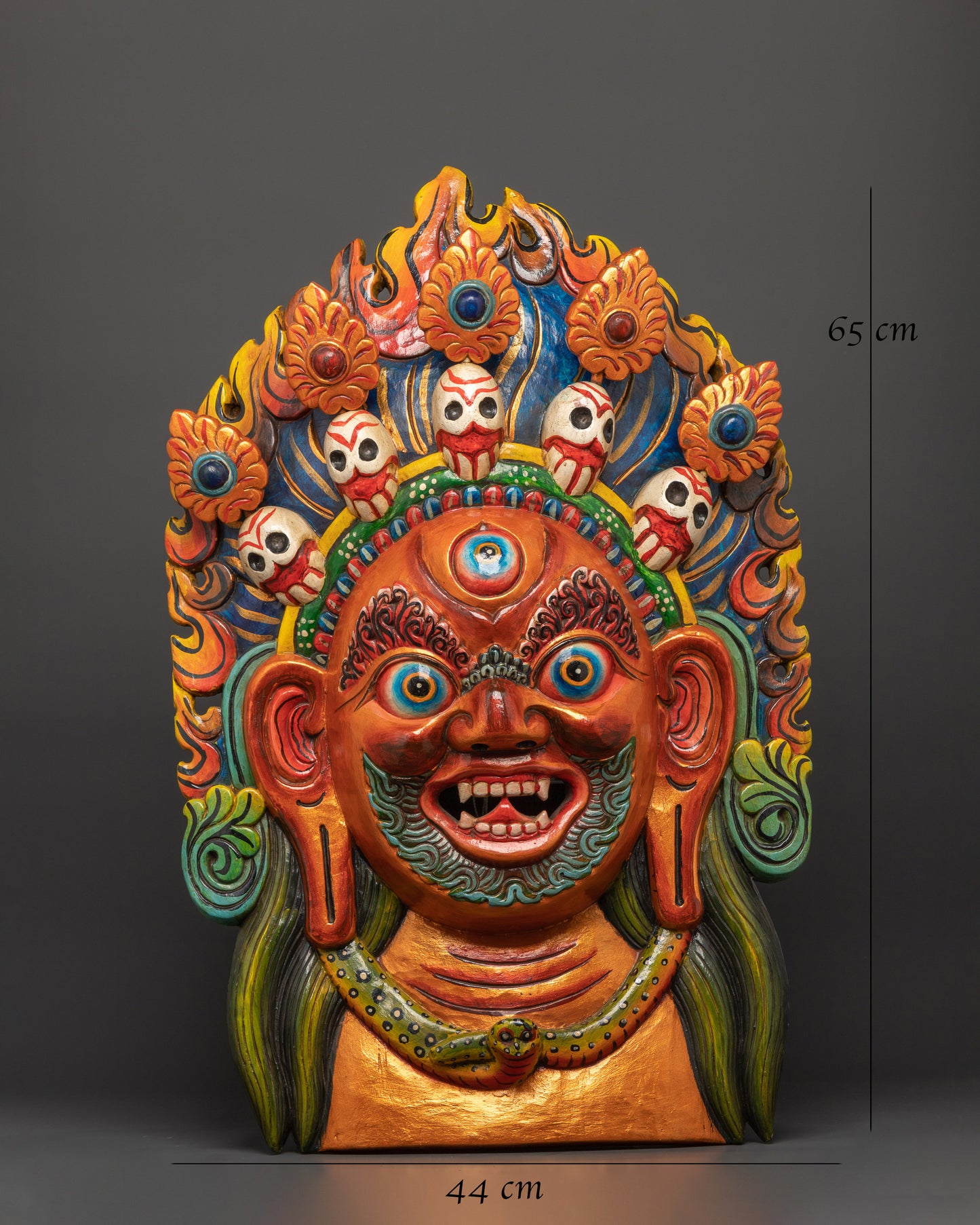 Bhairav Mask for Decor | Power and Protection