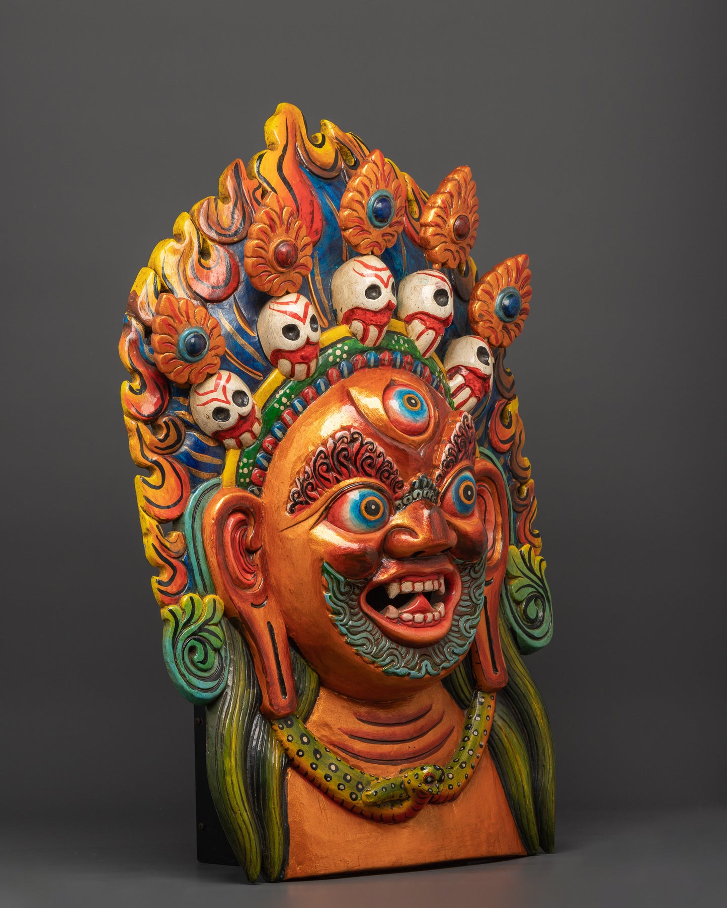 Bhairav Mask for Decor | Power and Protection