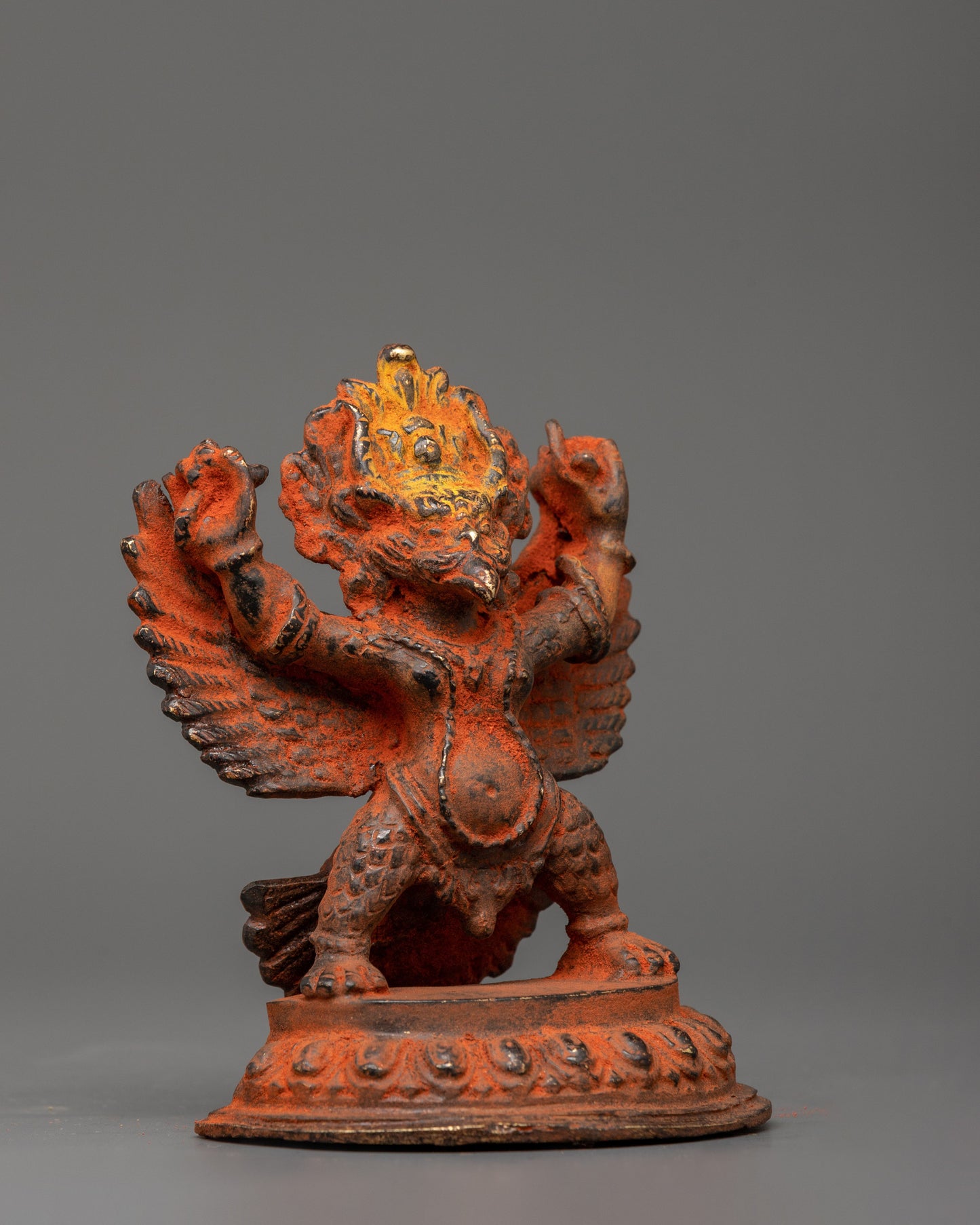 Garuda Spiritual Brass Statue | Divine Protector and Symbol of Strength