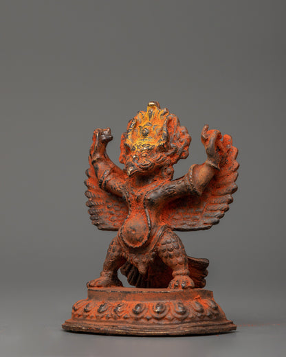 Garuda Spiritual Brass Statue | Divine Protector and Symbol of Strength