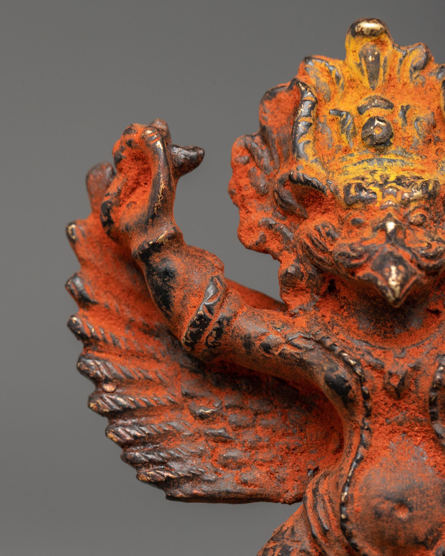 Garuda Spiritual Brass Statue | Divine Protector and Symbol of Strength