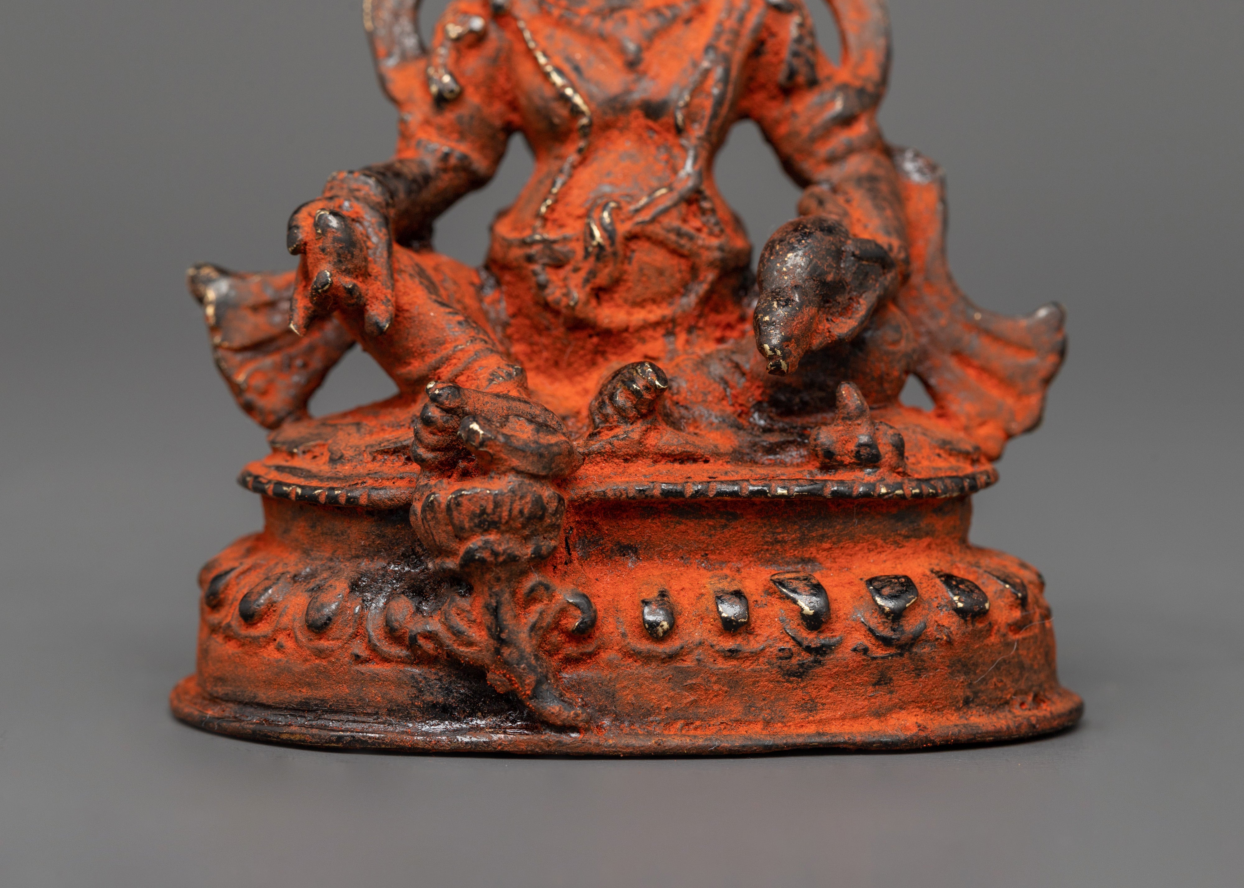 Dzambala Wealth Deity Brass Sculpture | Sculpture for Prosperity and Abundance