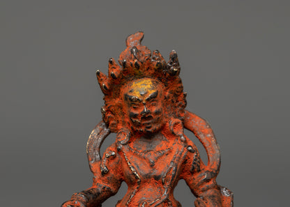 Dzambala Wealth Deity Brass Sculpture | Sculpture for Prosperity and Abundance