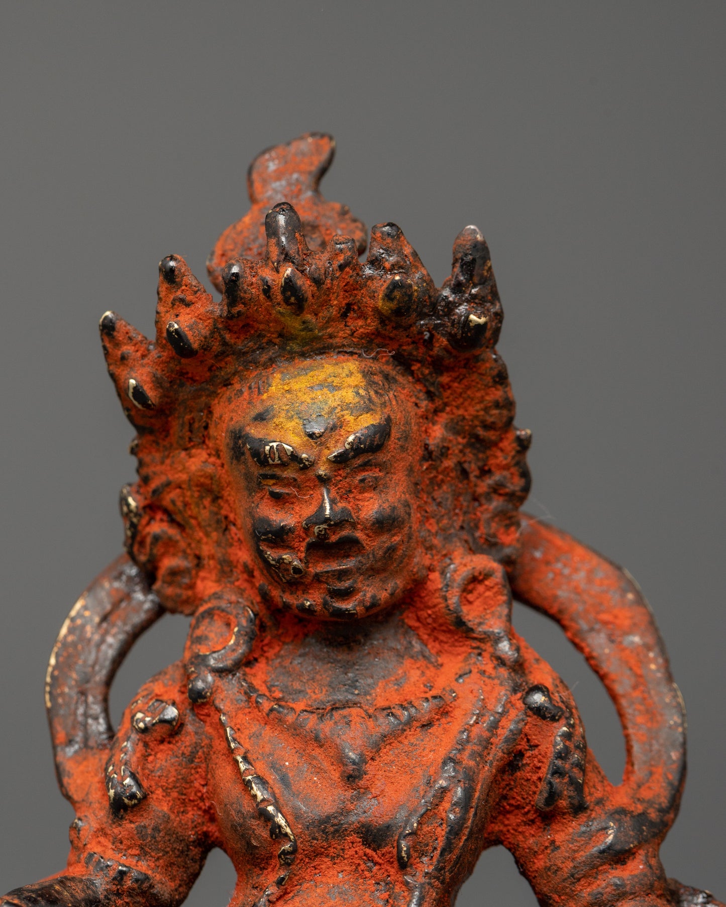 Dzambala Wealth Deity Brass Sculpture | Sculpture for Prosperity and Abundance