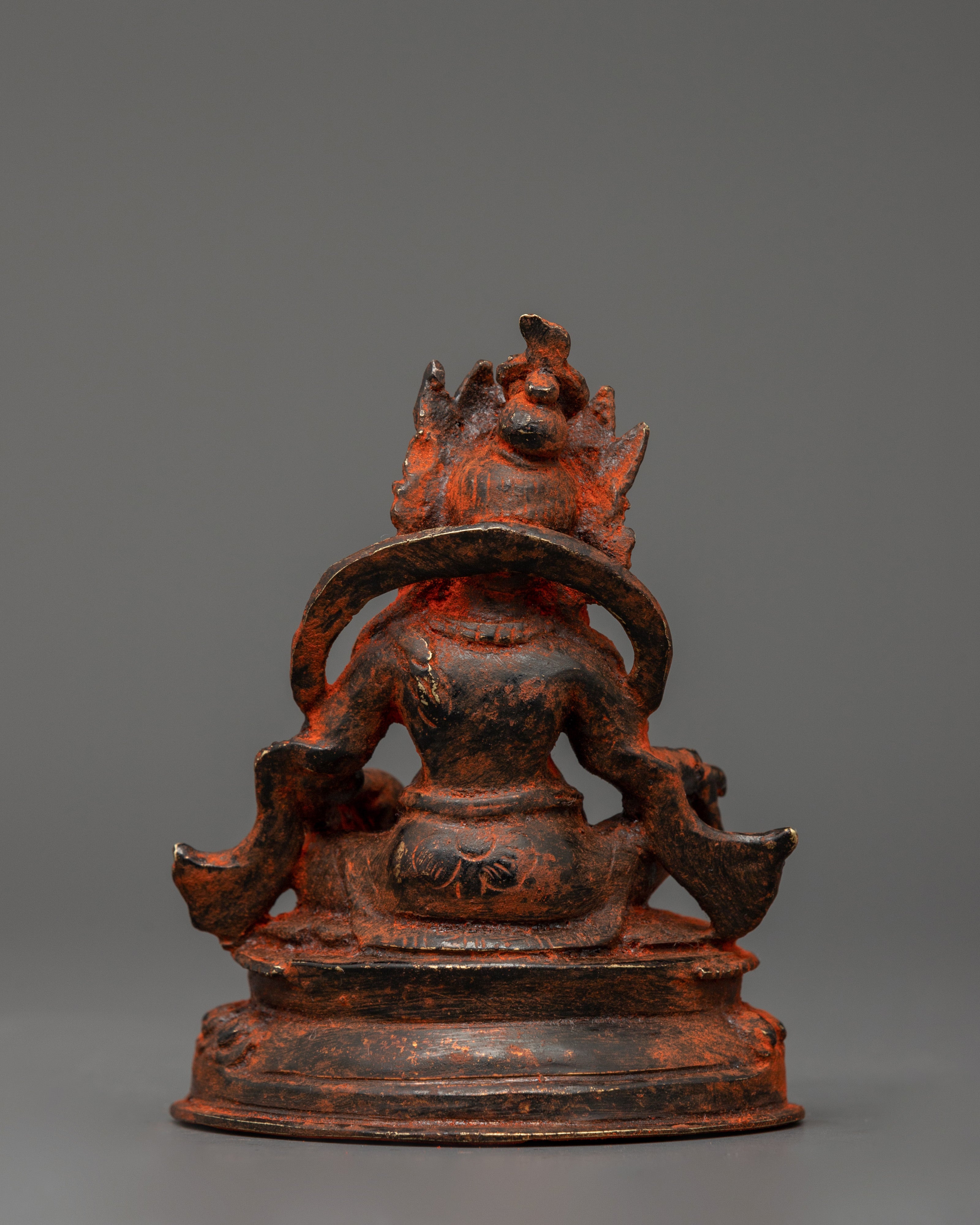 Dzambala Wealth Deity Brass Sculpture | Sculpture for Prosperity and Abundance