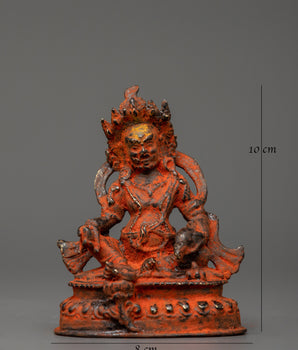 Dzambala Wealth Deity Brass Sculpture | Sculpture for Prosperity and Abundance