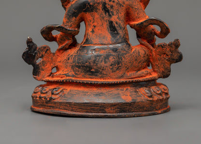 Dzambhala Buddhist Sculpture | The Guardian of Wealth