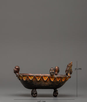 Kapala Ritual Sacred Tool | Unique Handmade Spiritual Kapala Bowl