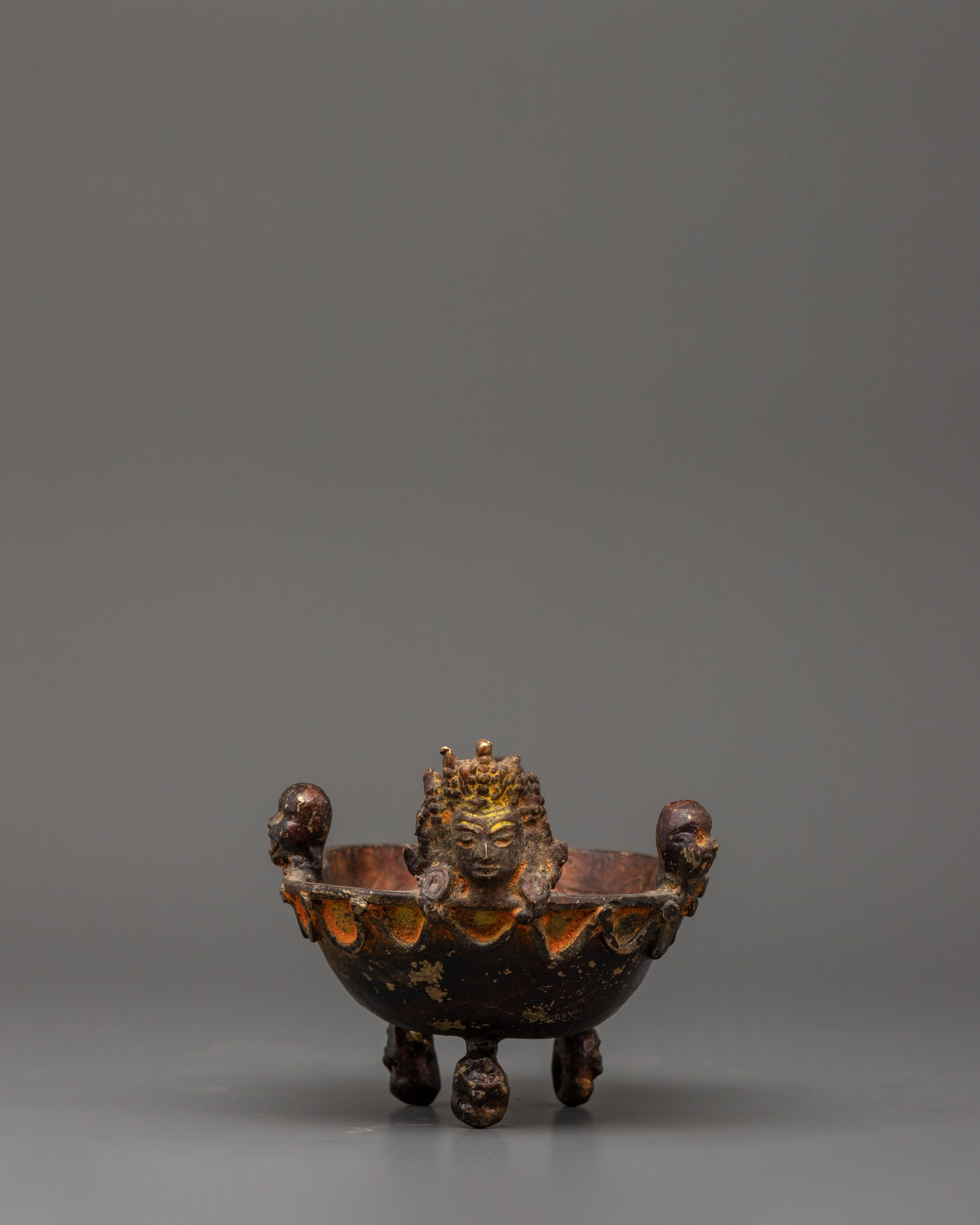 Kapala Ritual Sacred Tool | Unique Handmade Spiritual Kapala Bowl