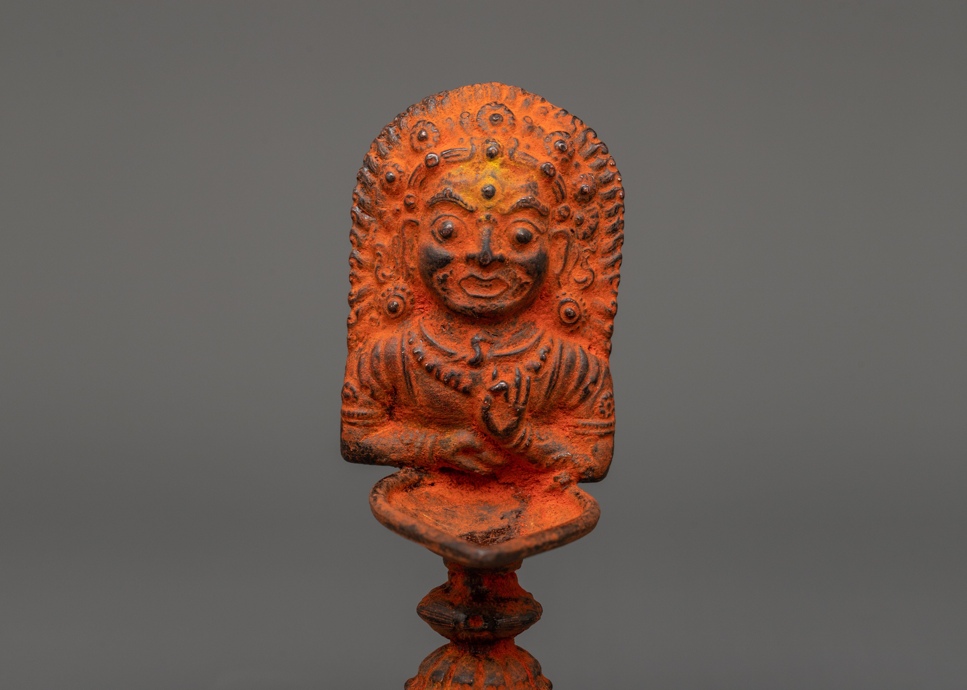 Bhairav Oil Lamp | A Sacred Light for Divine Protection and Spiritual Practice