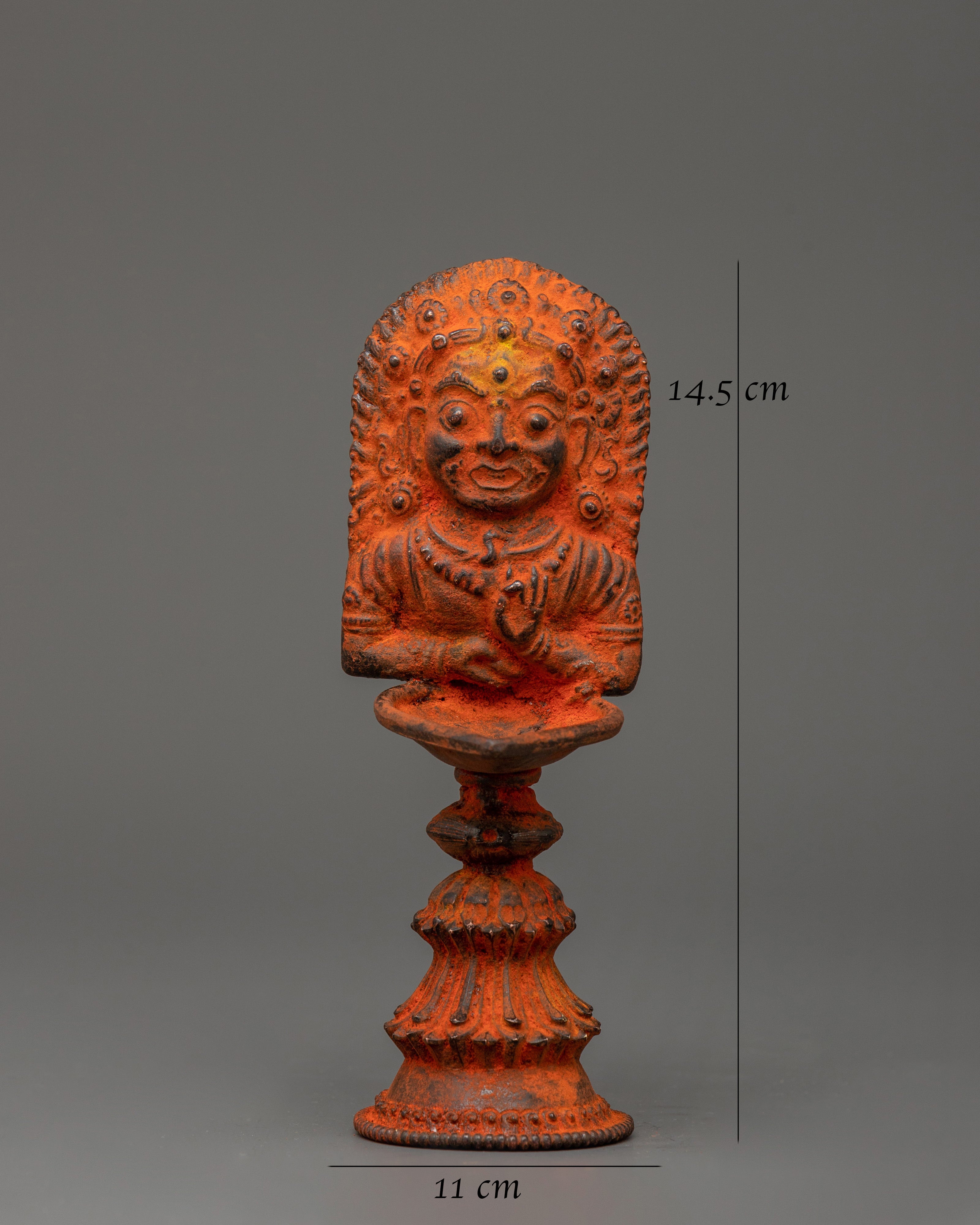 Bhairav Oil Lamp | A Sacred Light for Divine Protection and Spiritual Practice