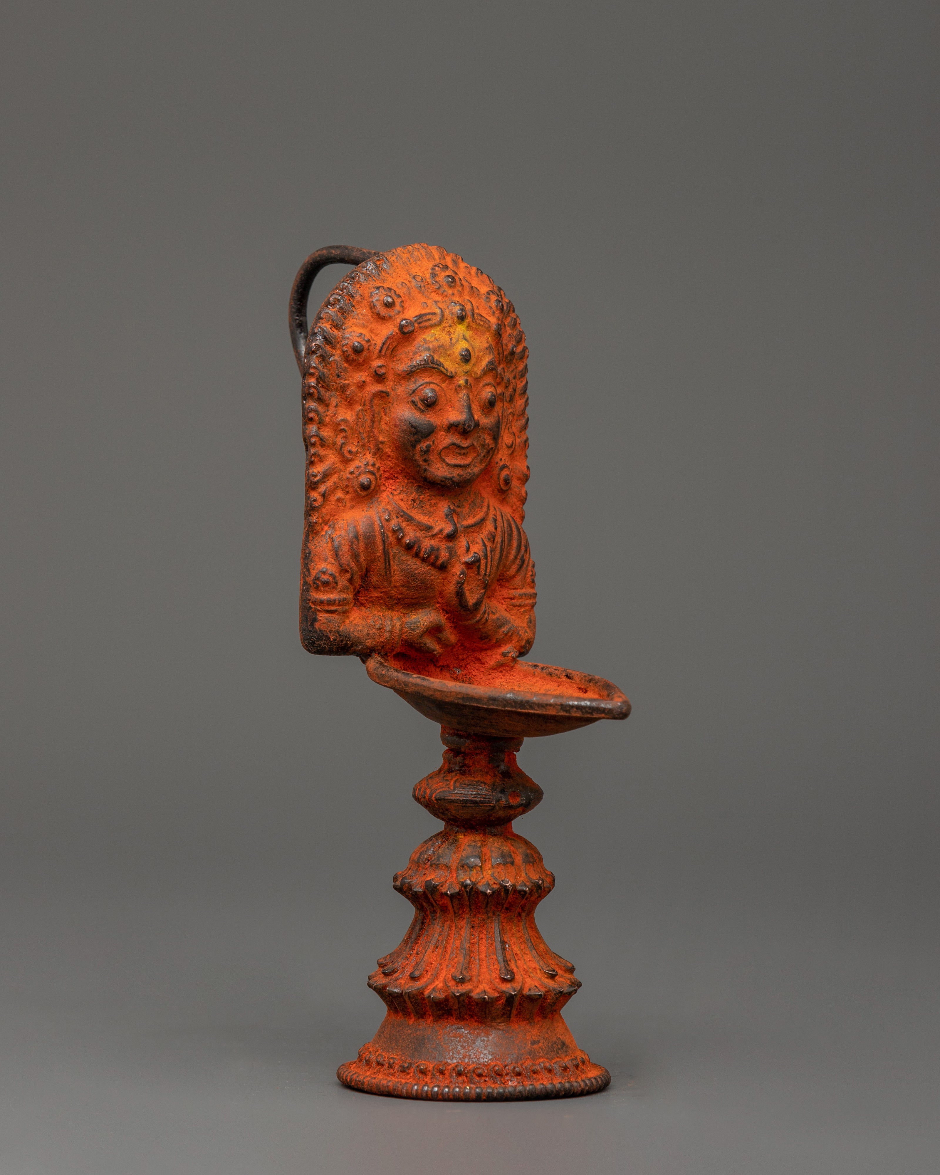 Bhairav Oil Lamp | A Sacred Light for Divine Protection and Spiritual Practice