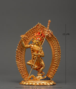 Vajravarahi Wrathful Buddhist Deity Statue | Dorje Phagmo Figurine for Spiritual Awakening