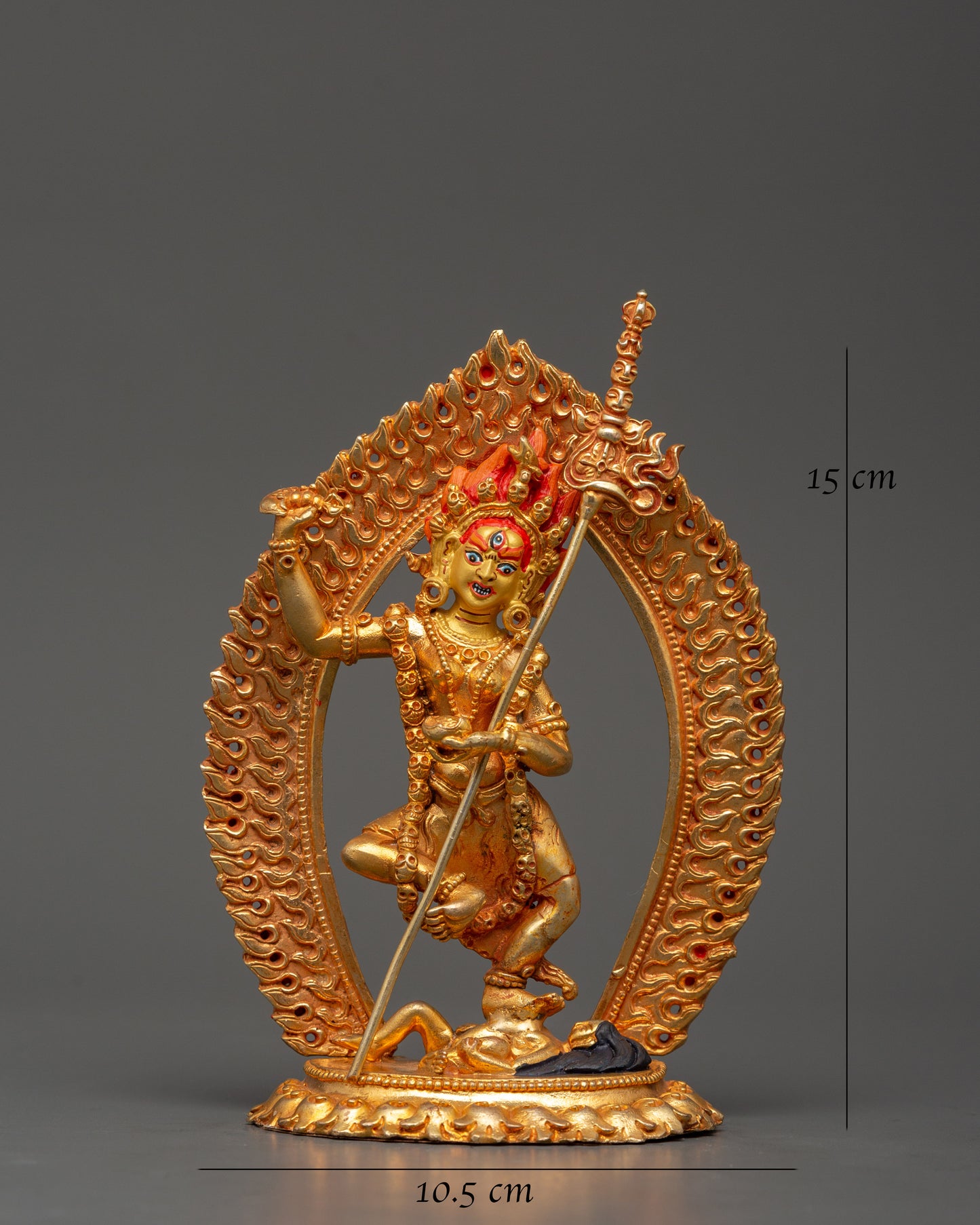 Vajravarahi Wrathful Buddhist Deity Statue | Dorje Phagmo Figurine for Spiritual Awakening