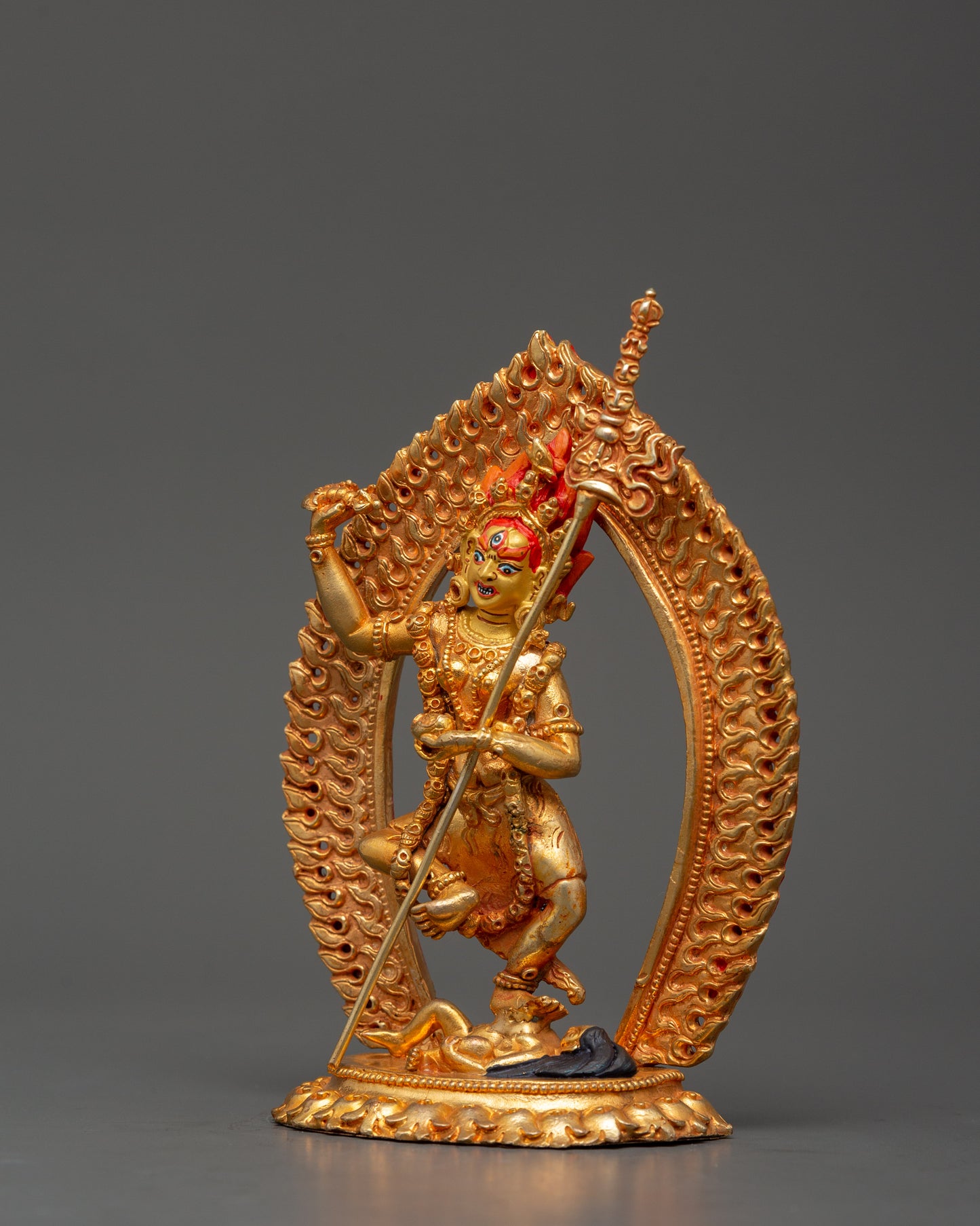 Vajravarahi Wrathful Buddhist Deity Statue | Dorje Phagmo Figurine for Spiritual Awakening