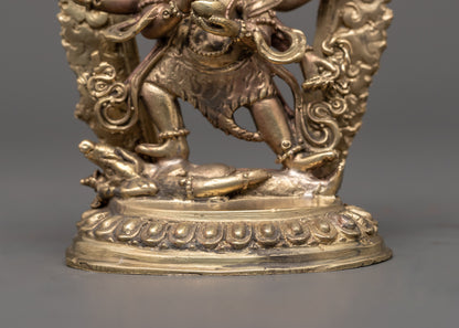 Six-Armed Mahakala Figurine | The Fierce Guardian of Wisdom