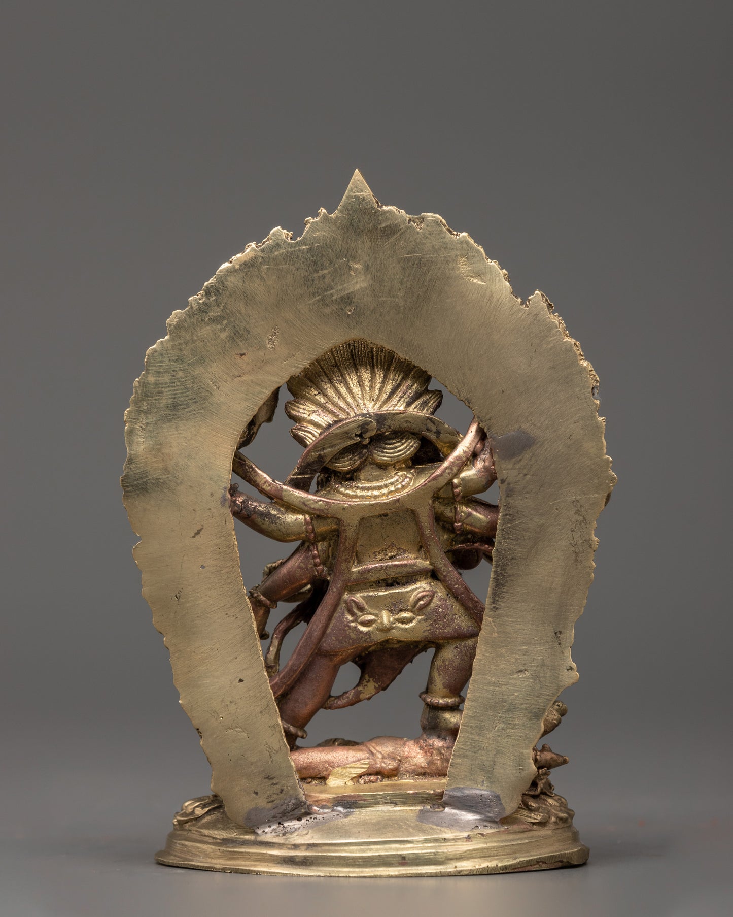 Six-Armed Mahakala Figurine | The Fierce Guardian of Wisdom