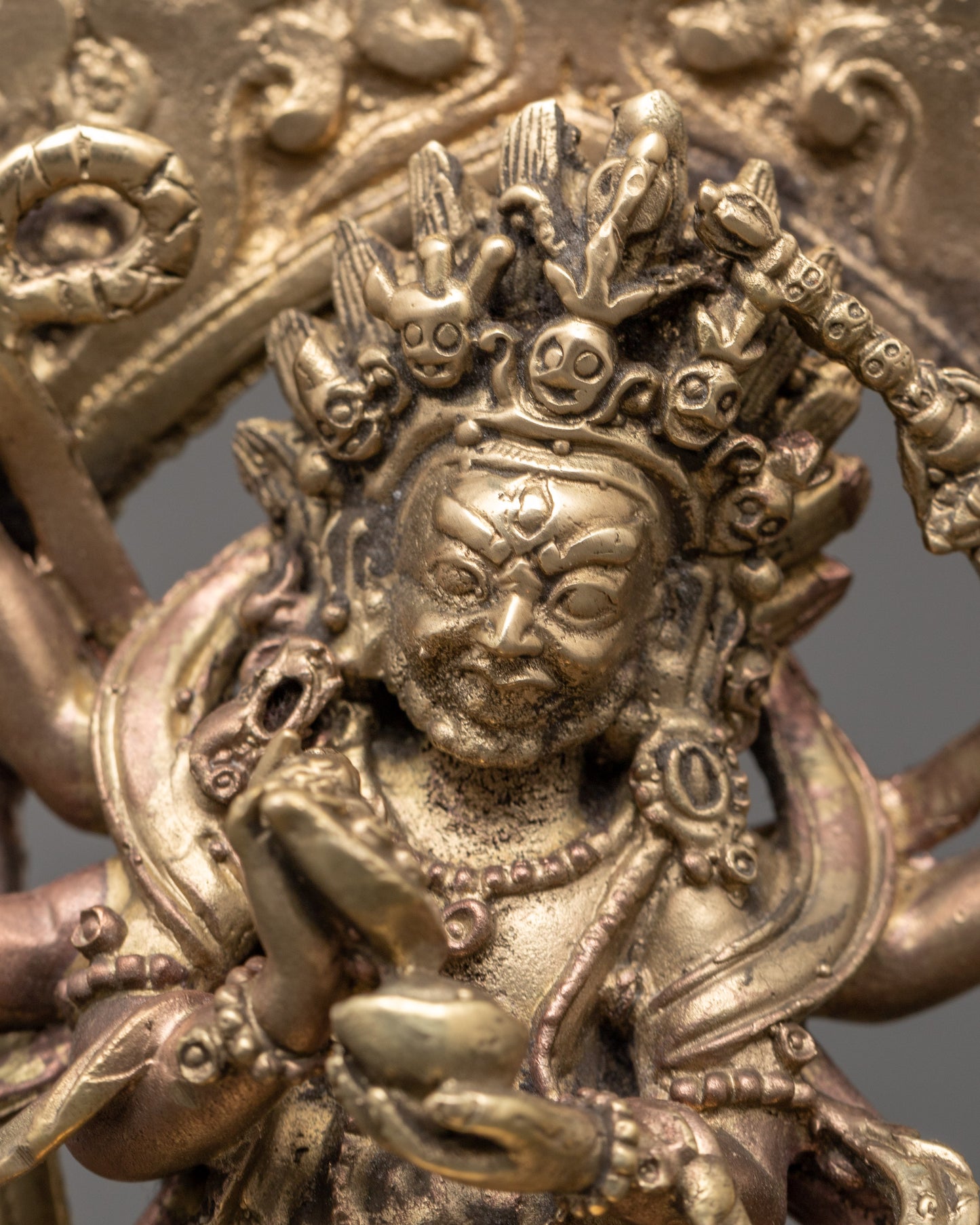 Six-Armed Mahakala Figurine | The Fierce Guardian of Wisdom