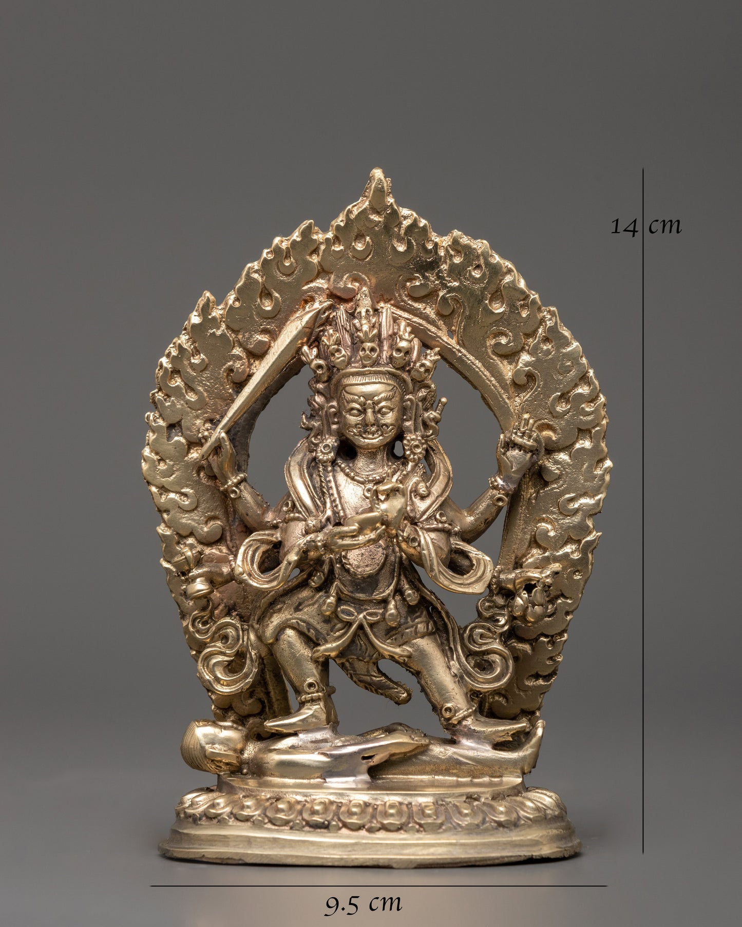 Six-Armed Mahakala Sculpture | The Ultimate Protector in Tibetan Buddhism