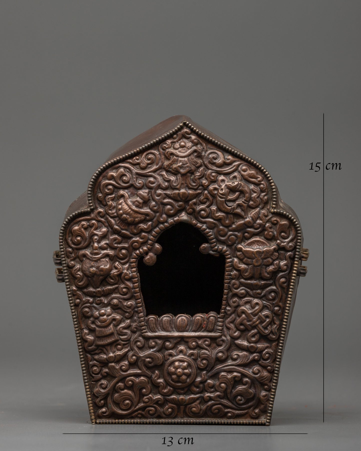 Ghau Altar Box | Copper Spiritual Decor