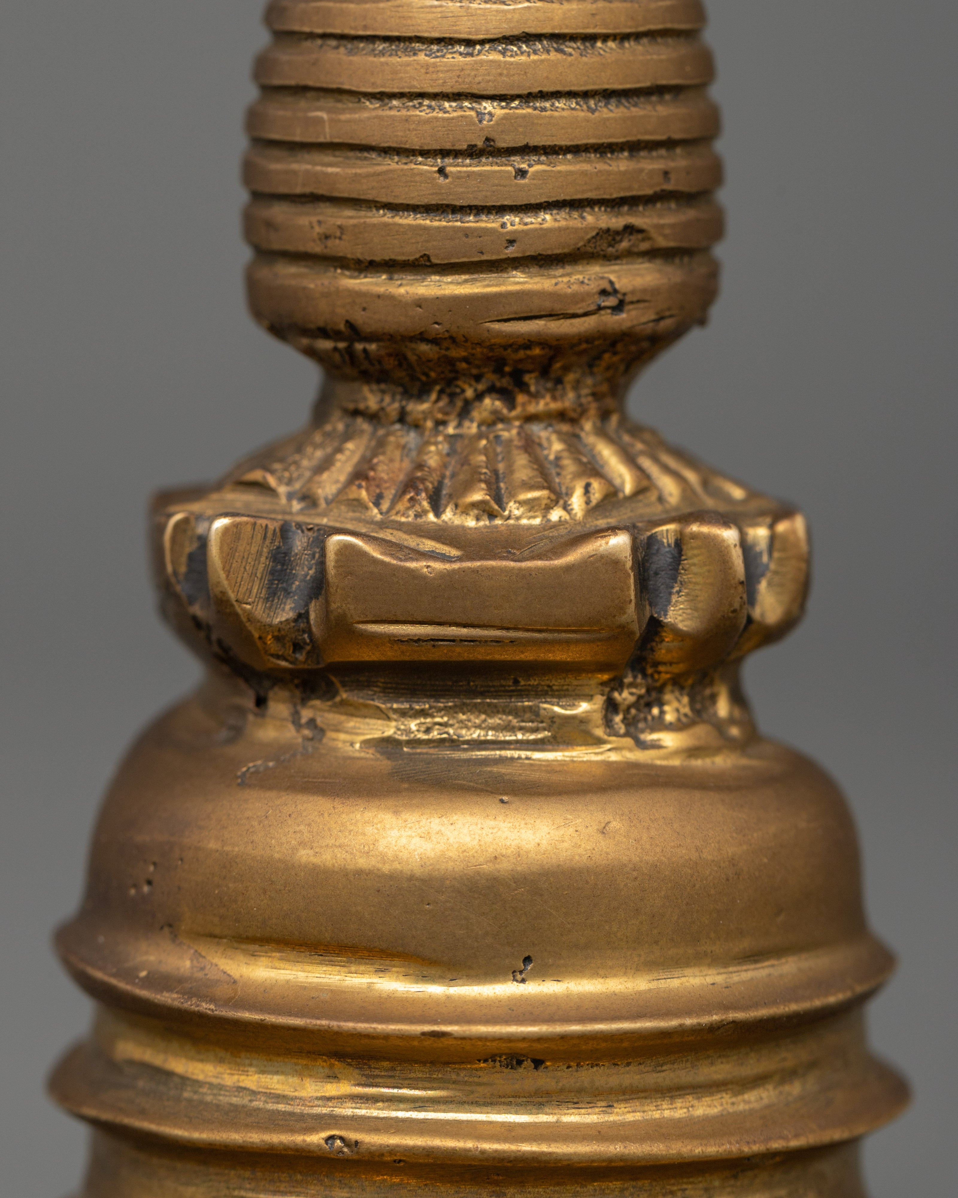 Handmade Himalayan Kadampa Stupa | Tibetan Sacred Stupa