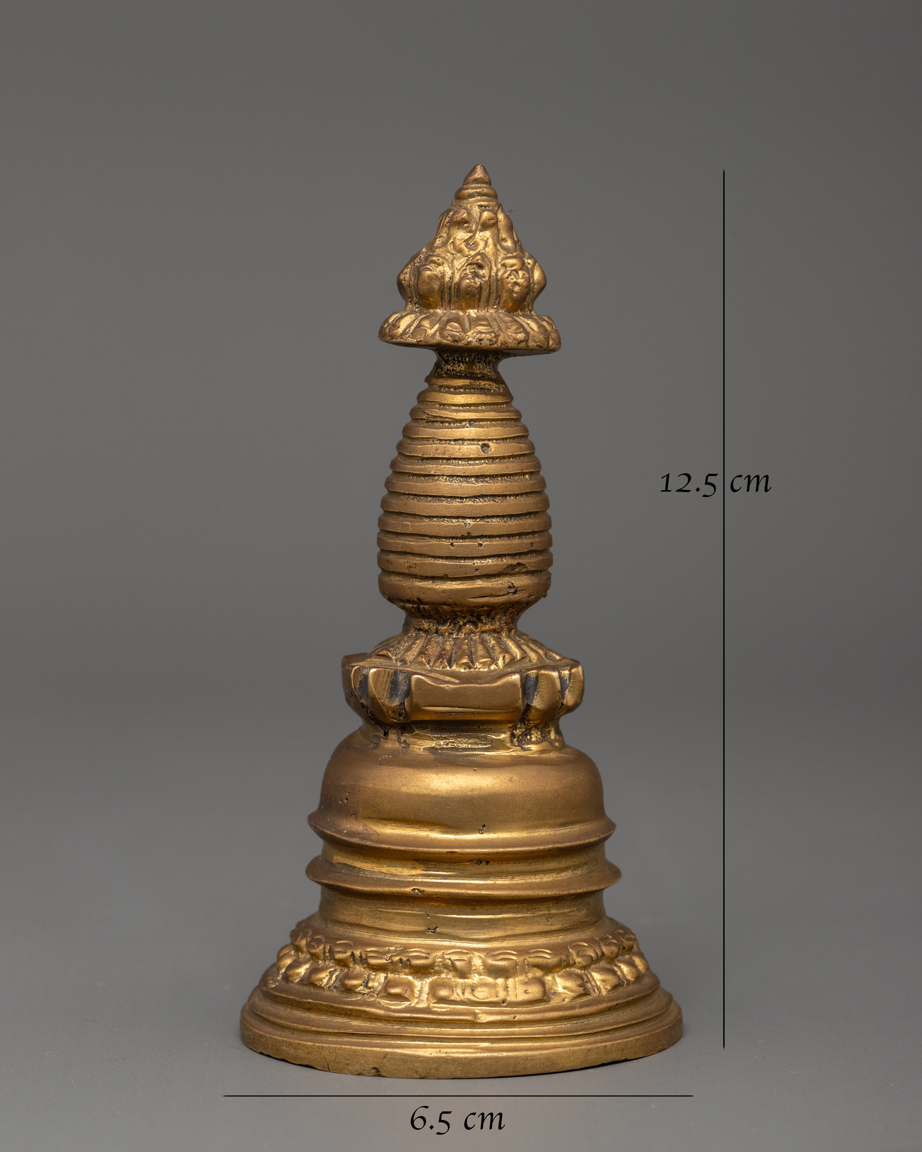 Handmade Himalayan Kadampa Stupa | Tibetan Sacred Stupa