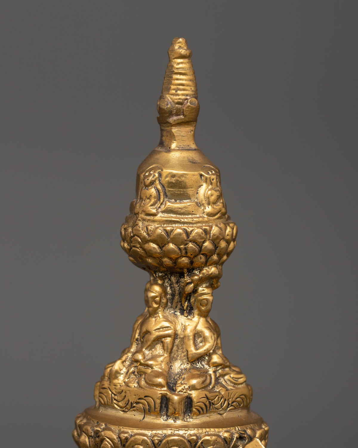 Handcrafted traditional Buddhist stupa | Meditation & Altar Decor