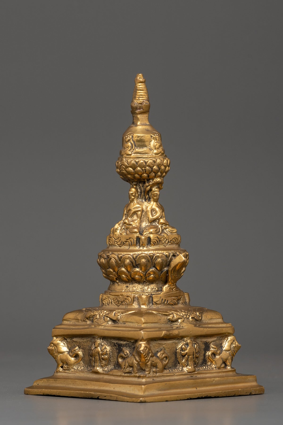 Handcrafted traditional Buddhist stupa | Meditation & Altar Decor