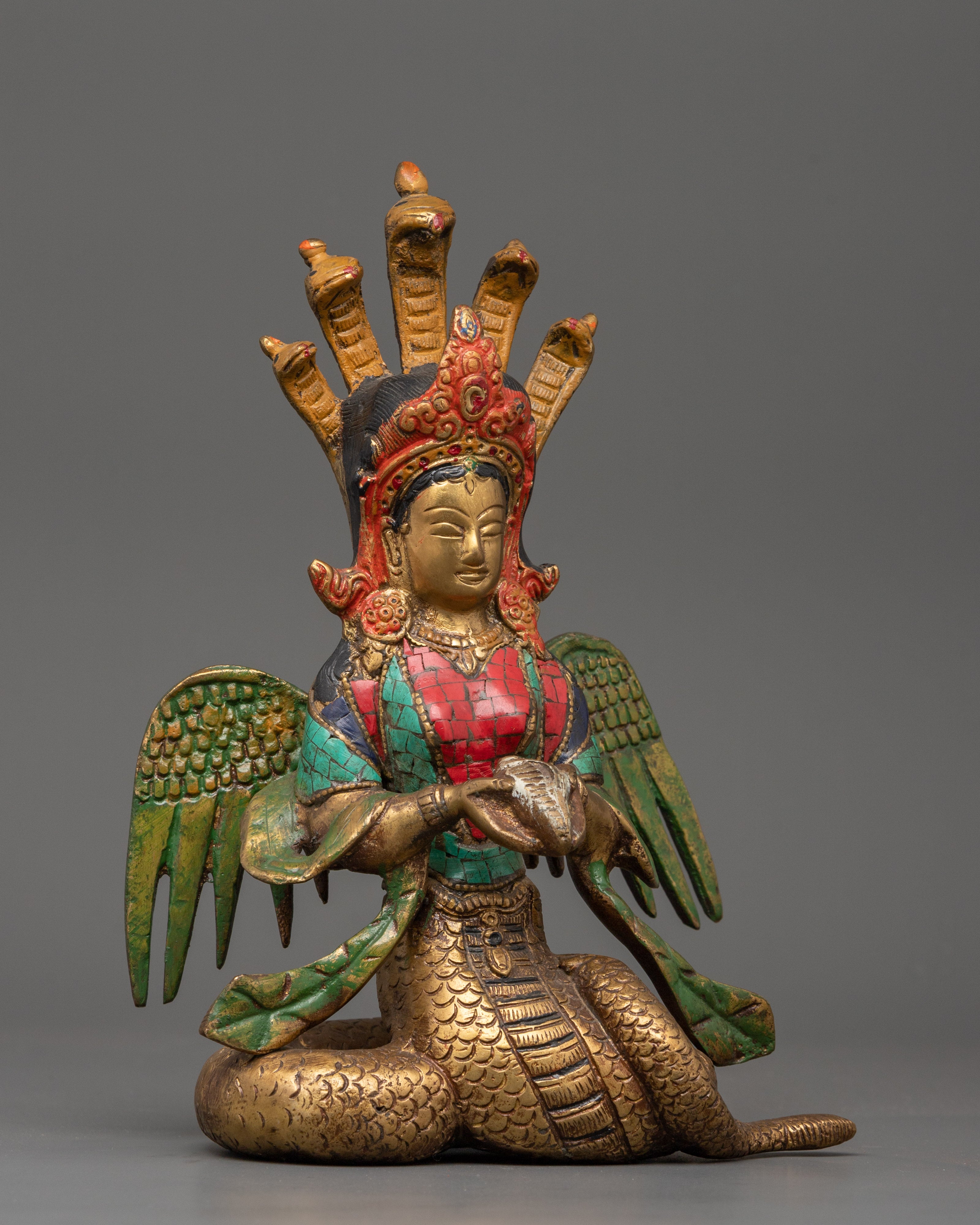 Divine Guardian Naagkanya Statue | Himalayan Guardian of Fortune and Peace