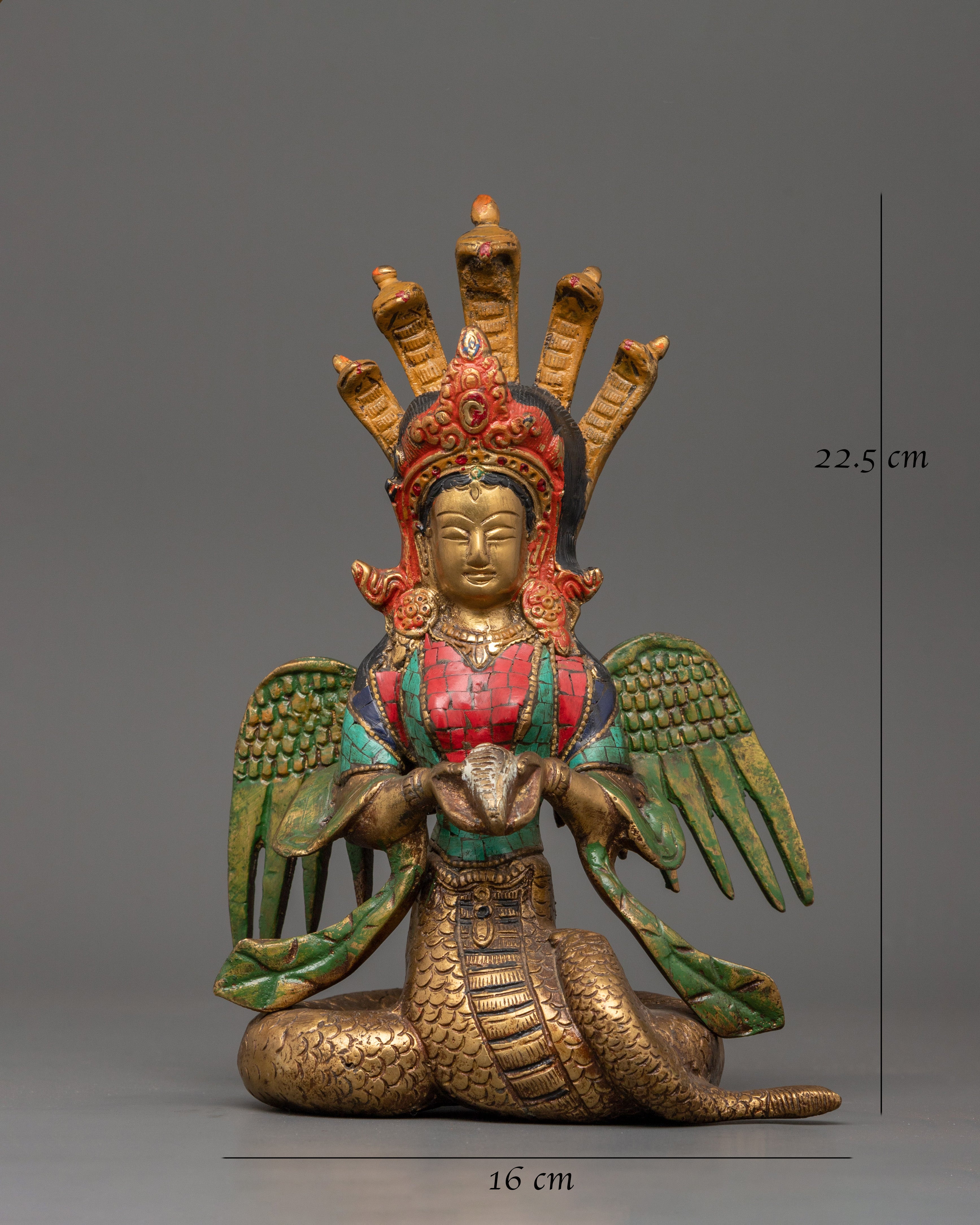 Divine Guardian Naagkanya Statue | Himalayan Guardian of Fortune and Peace