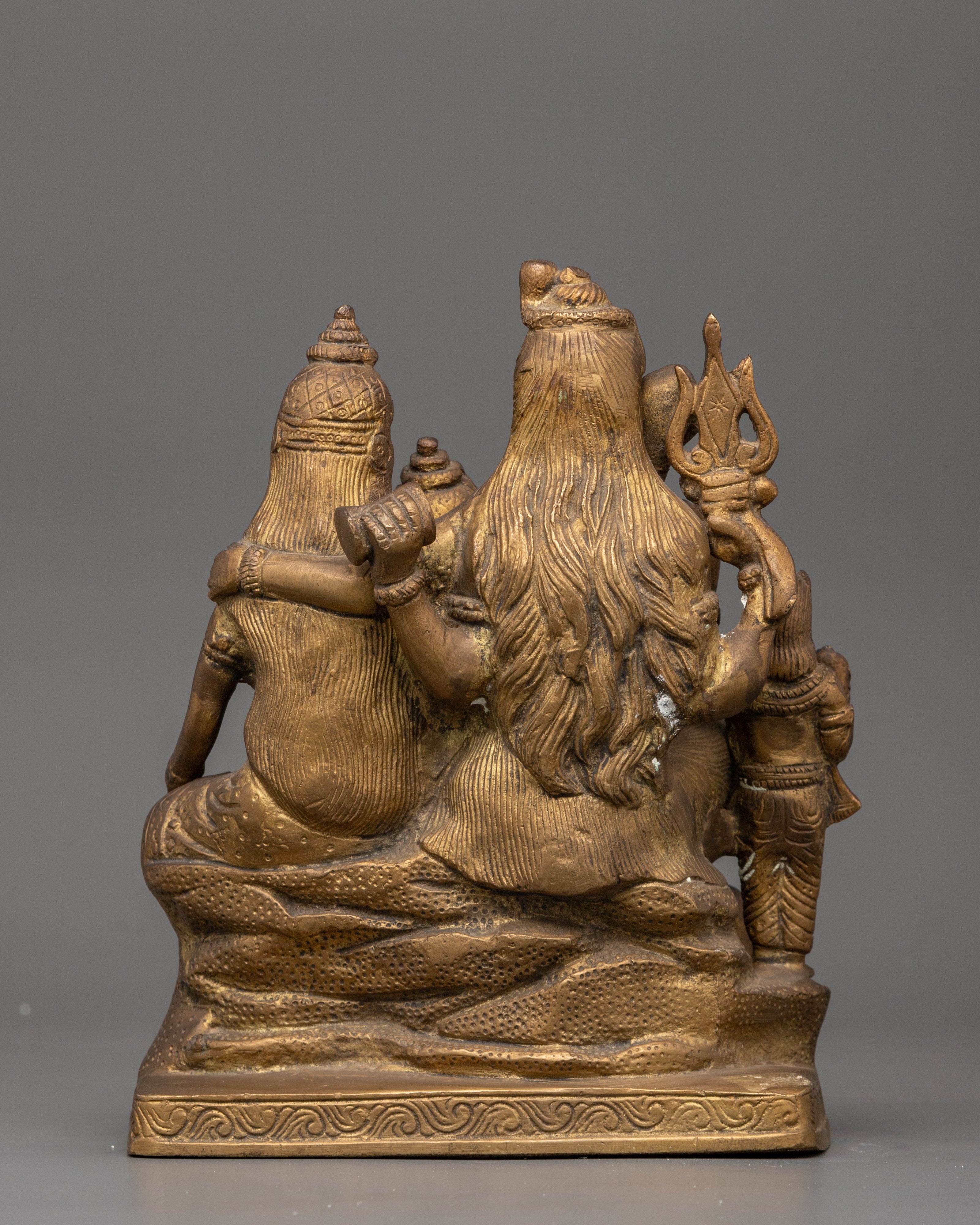 Traditional Shiva Family Sculpture  | Hindu Altar Sculpture