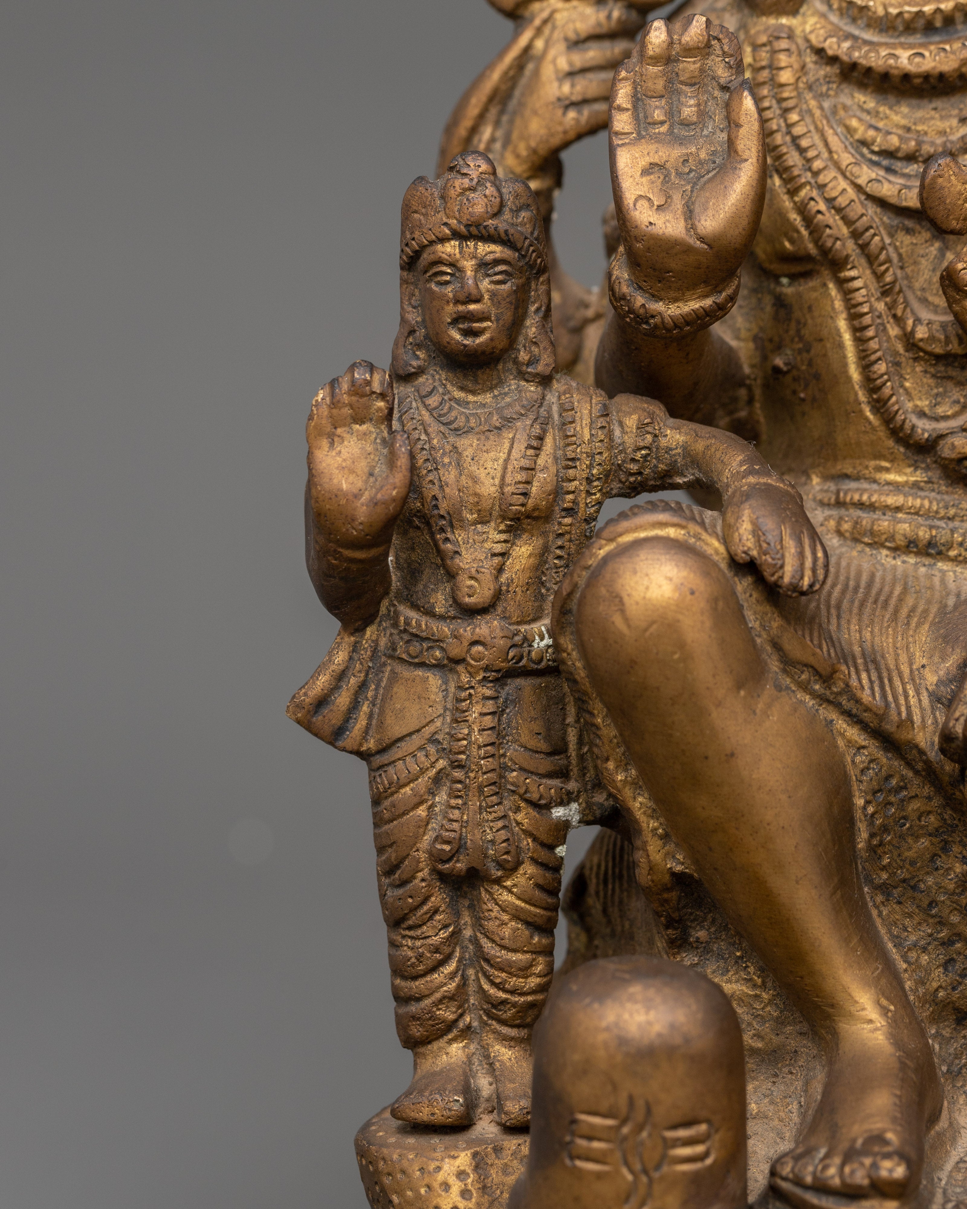 Traditional Shiva Family Sculpture  | Hindu Altar Sculpture