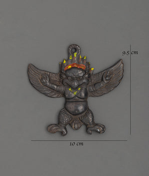 Oxidized Brass Garuda Wall Decor | Symbol of Protection
