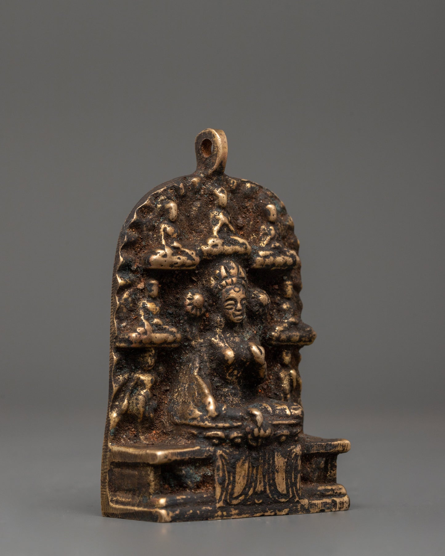 Antique Brass Tara Wall Hanging | Symbol of Compassion