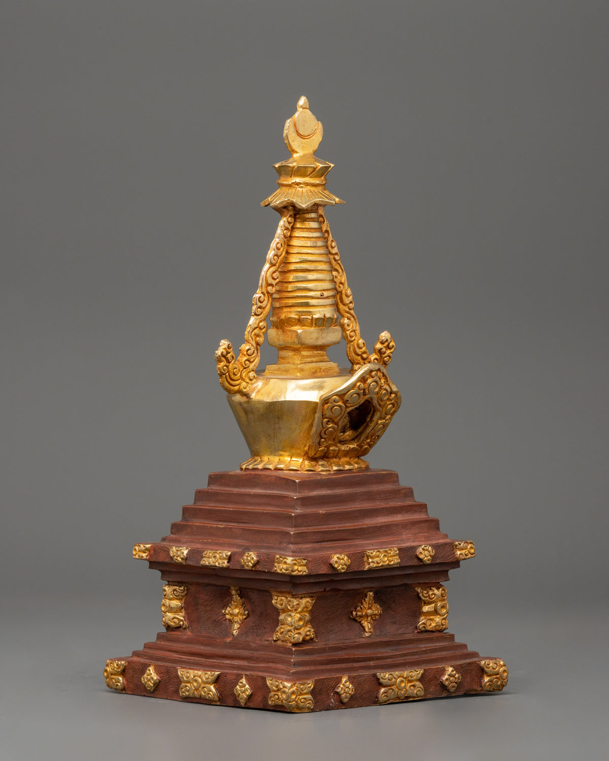 Himalayan Sacred Namgyal Stupa | Traditional Spiritual Artwork