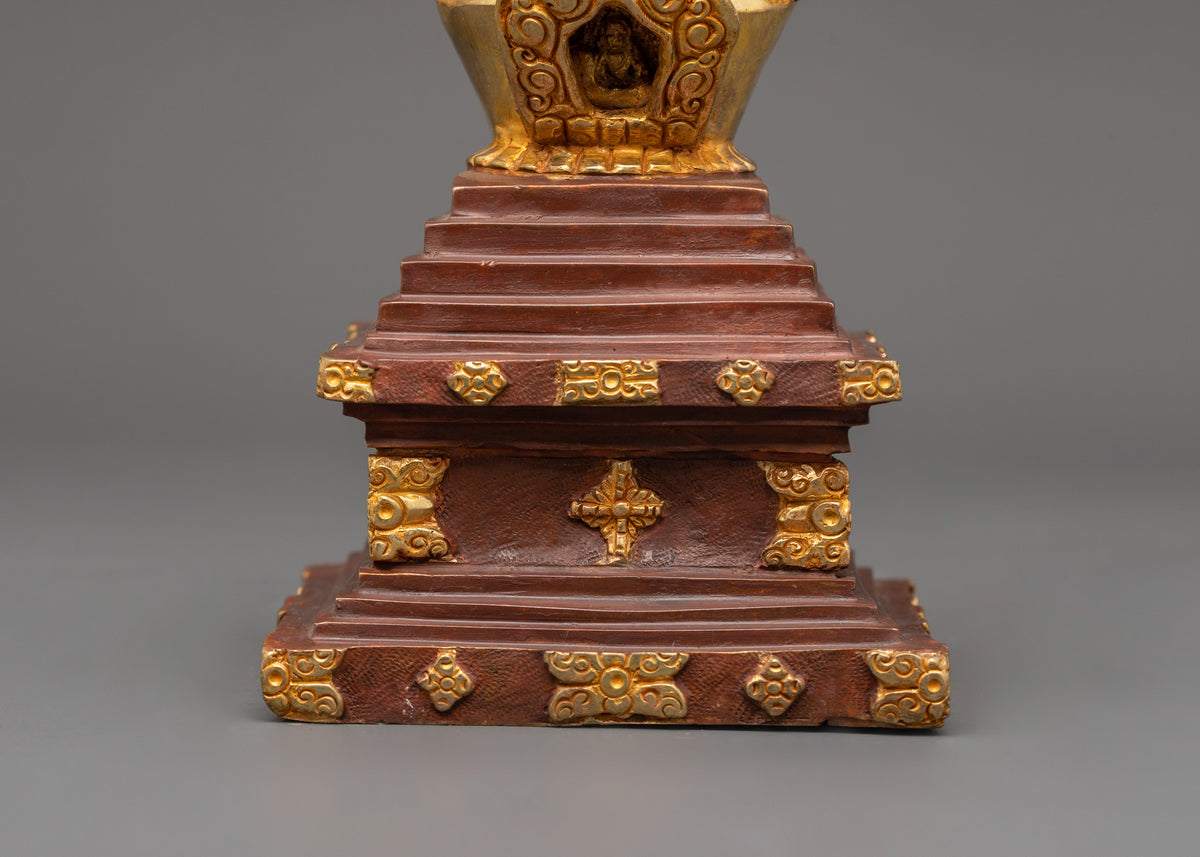 Himalayan Sacred Namgyal Stupa | Traditional Spiritual Artwork