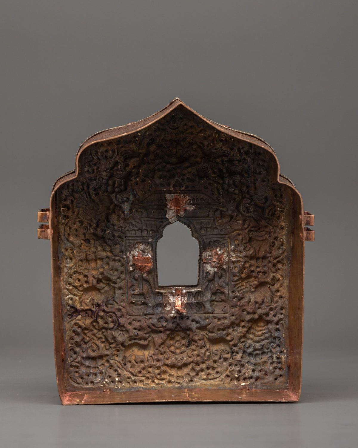 Traditional Sacred Ghau Box | Himalayan Shrine Art