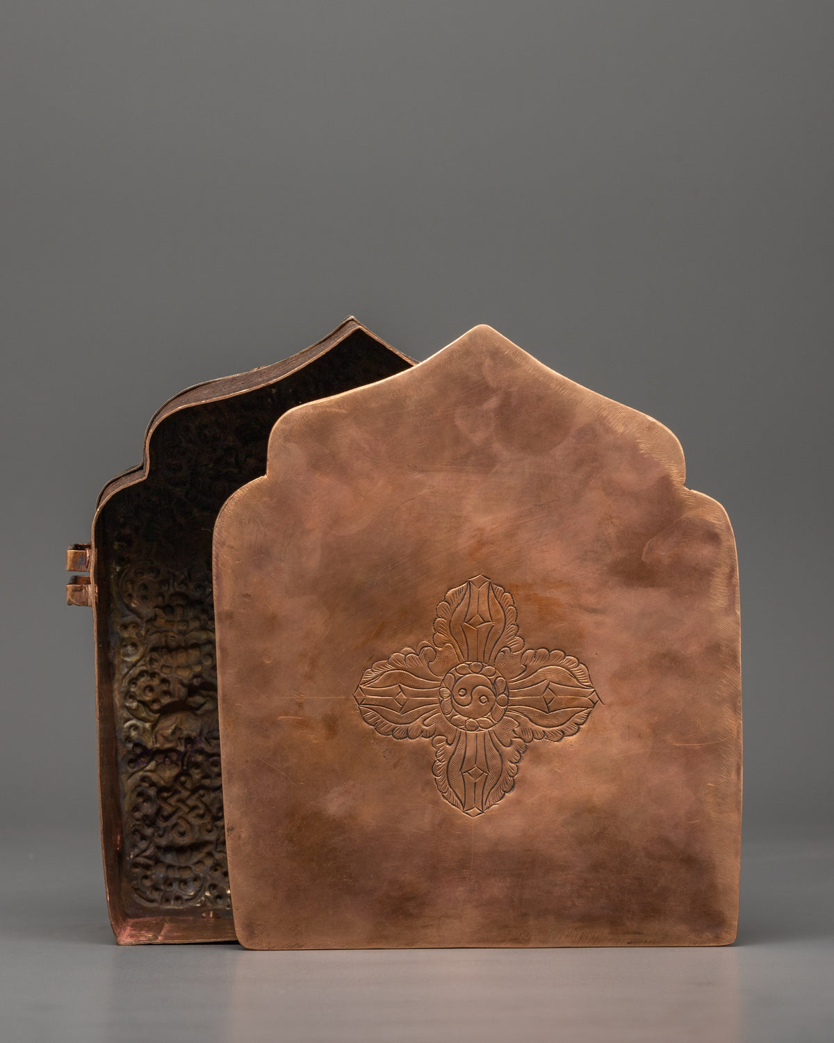 Traditional Sacred Ghau Box | Himalayan Shrine Art