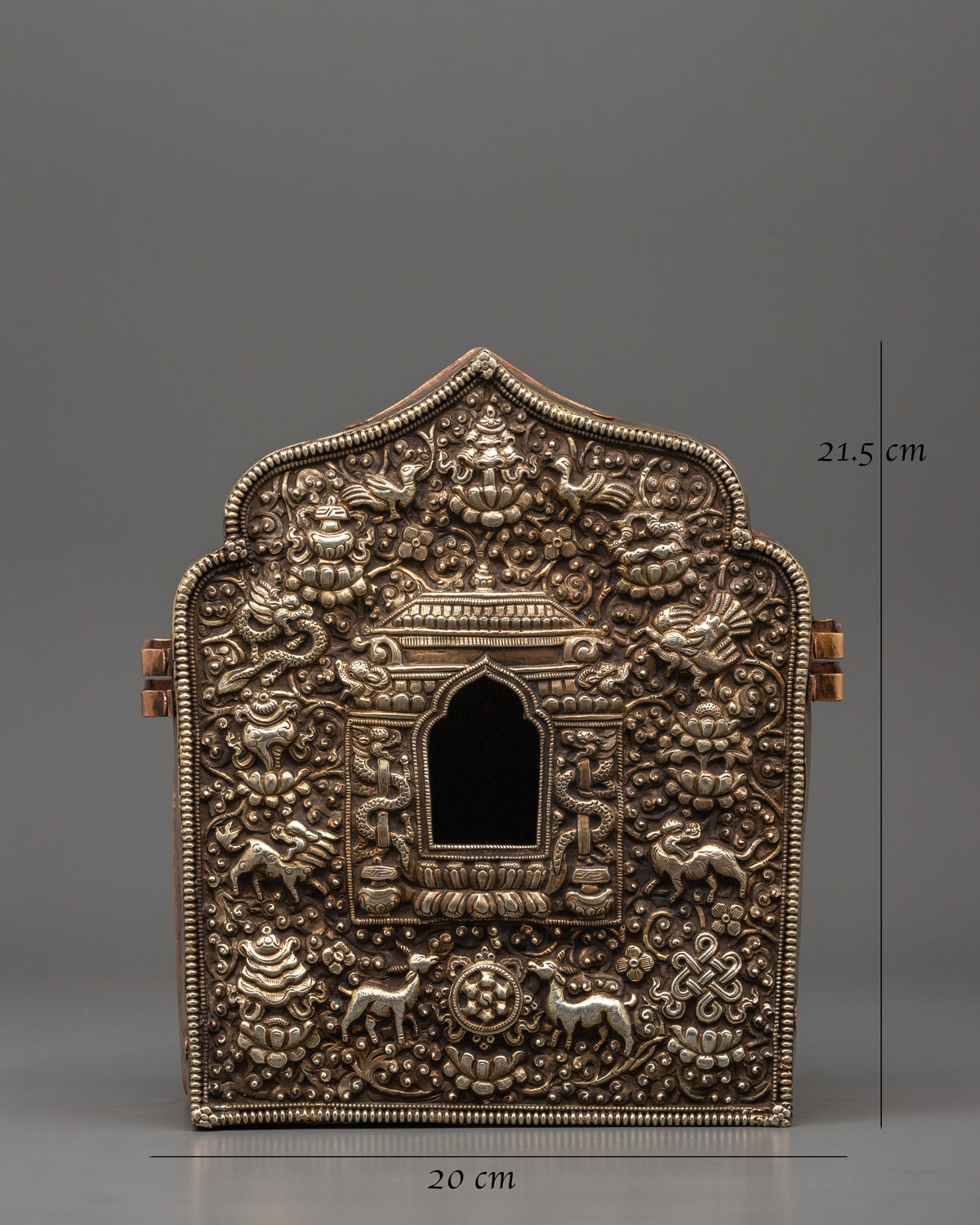 Traditional Sacred Ghau Box | Himalayan Shrine Art