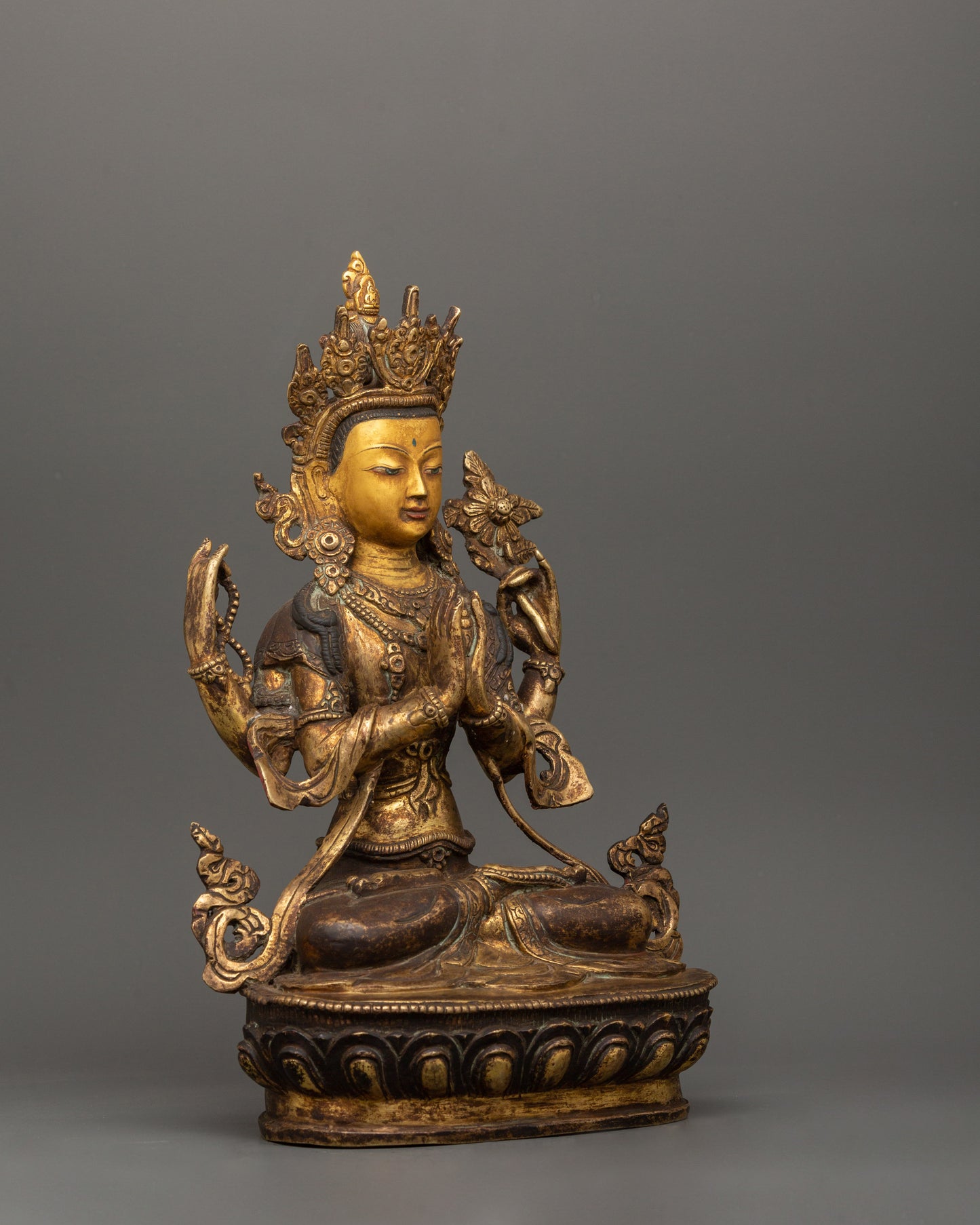 Chenrezig Bodhisattva Figurine | Compassion and Wisdom Craft