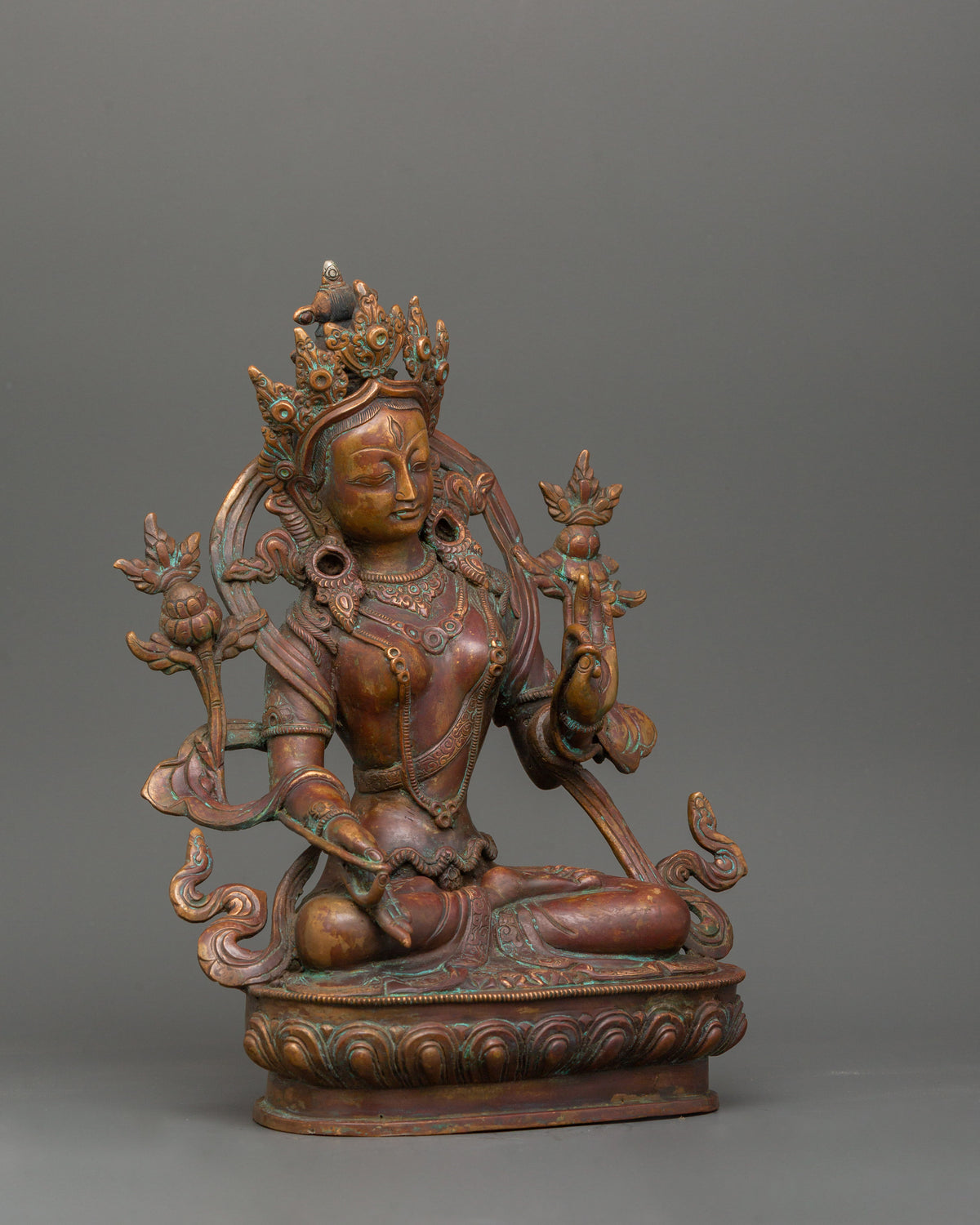 White Tara Statue for Shrine | Longevity and Compassion Art
