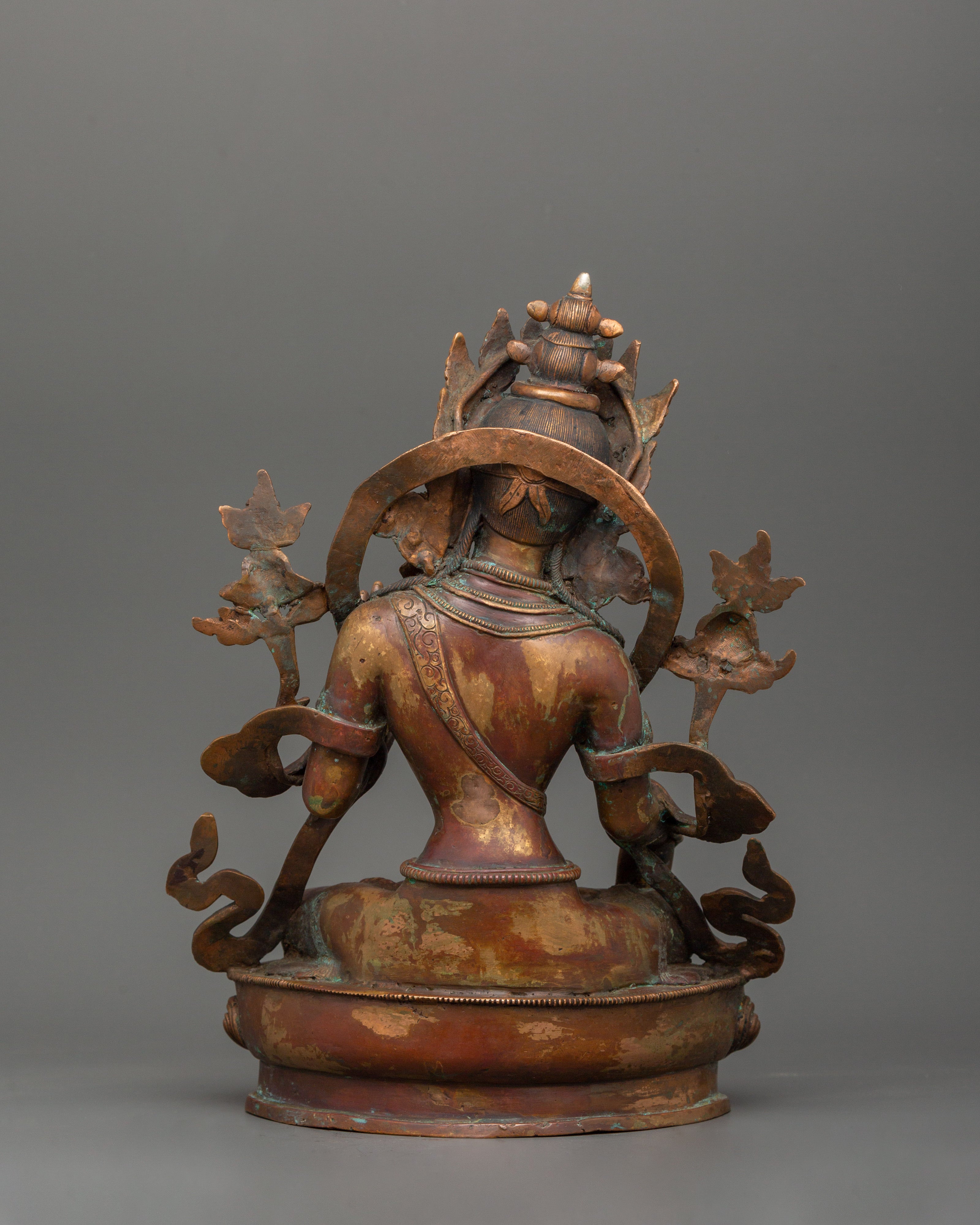 White Tara Statue for Shrine | Longevity and Compassion Art