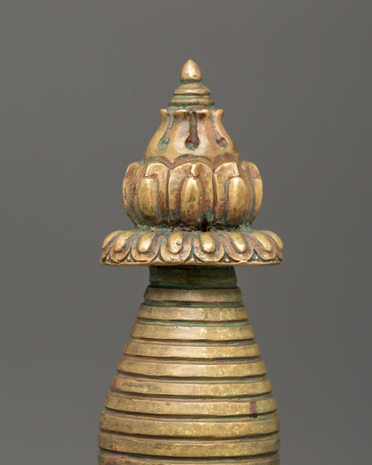 Kadam-Style Stupa | Traditionally Crafted Art