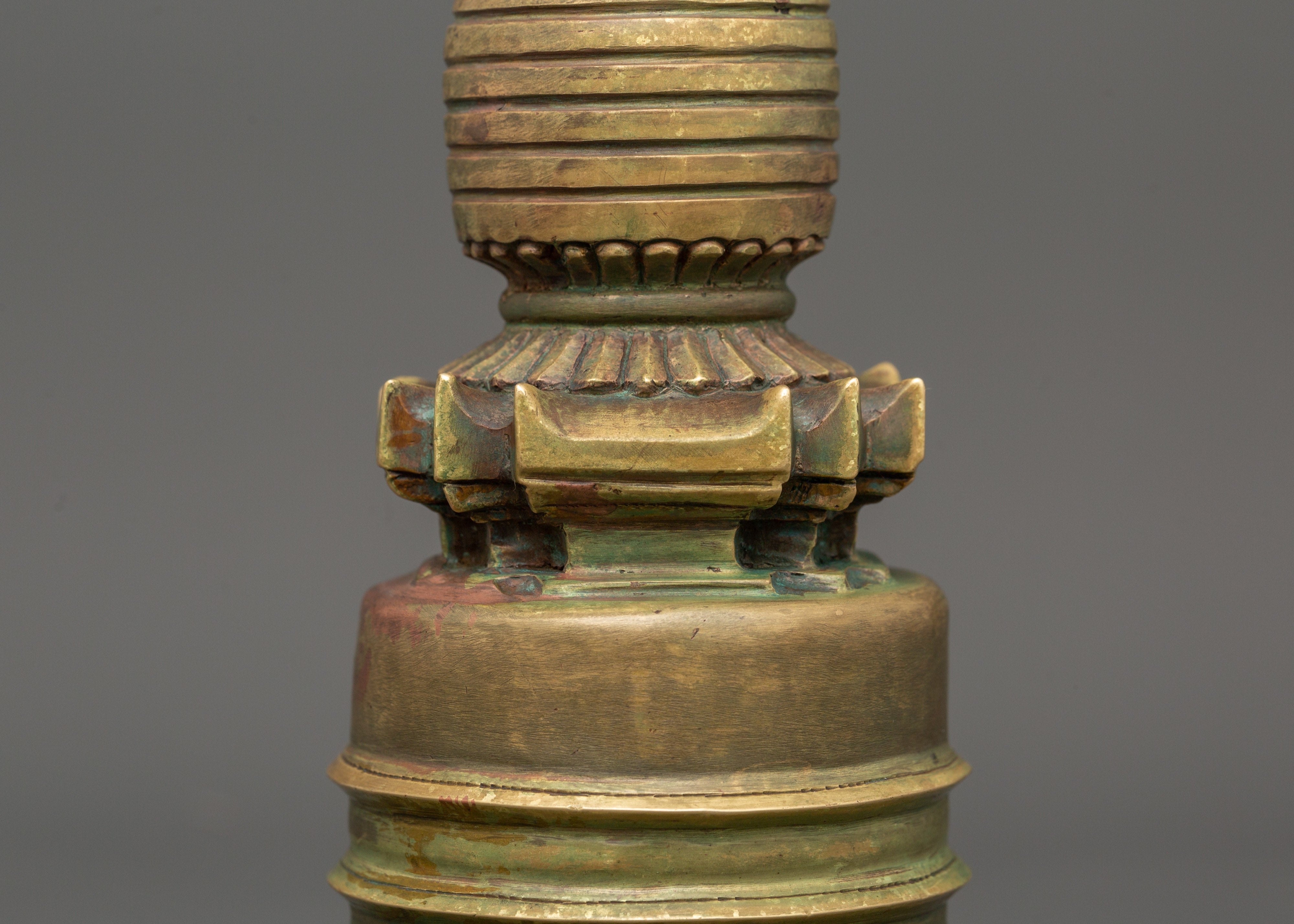 Kadam-Style Stupa | Traditionally Crafted Art