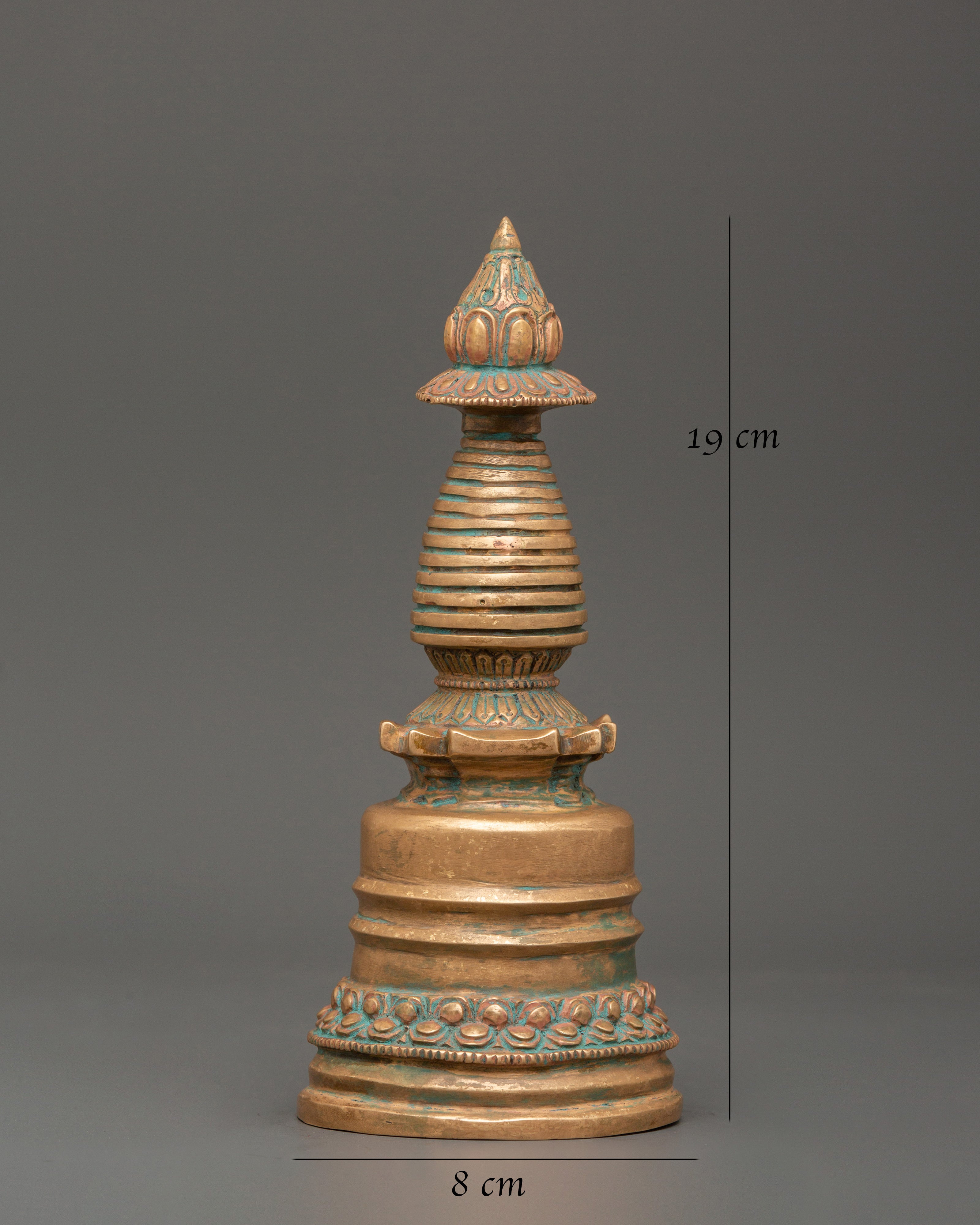 Handcrafted Sacred Kadampa Stupa | Spiritual Home Decor