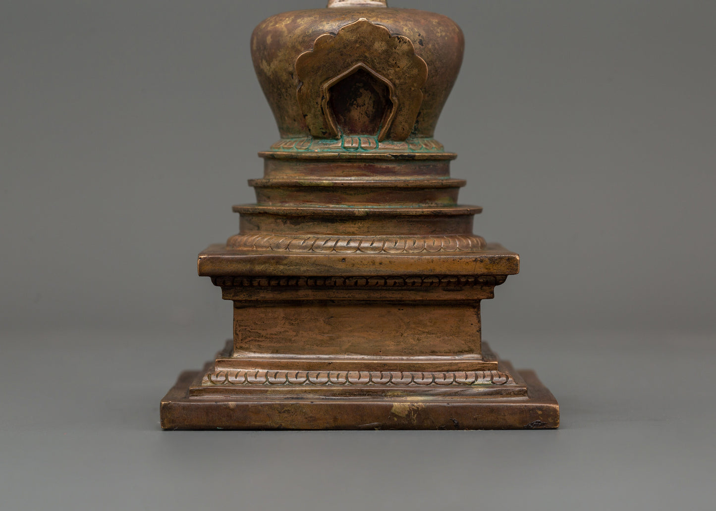 Oxidized Copper Stupa for Shrine | Dharma Decor