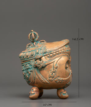 Copper Kapala | Tibetan Ritual Skull Bowl