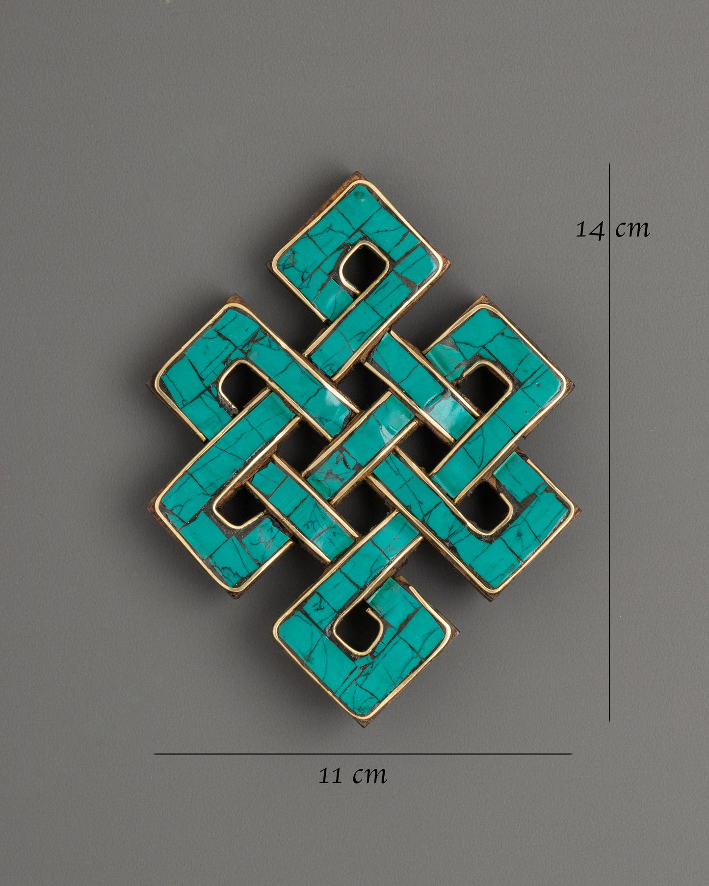 Turquoise Endless Knot Wall Hanging | Bring Peace and Harmony Home