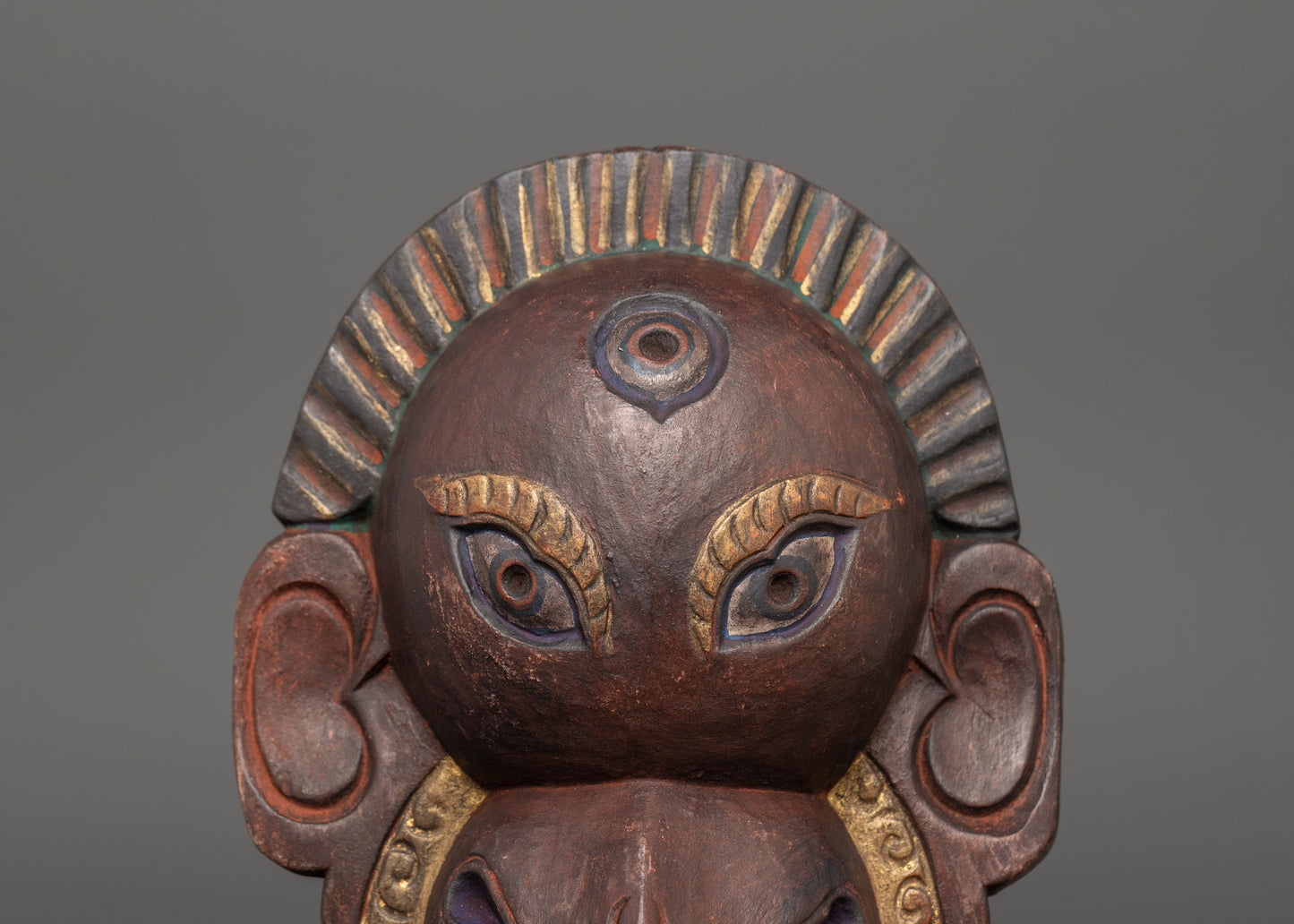 Wooden Garuda Mask | Symbol of Strength and Divine Power